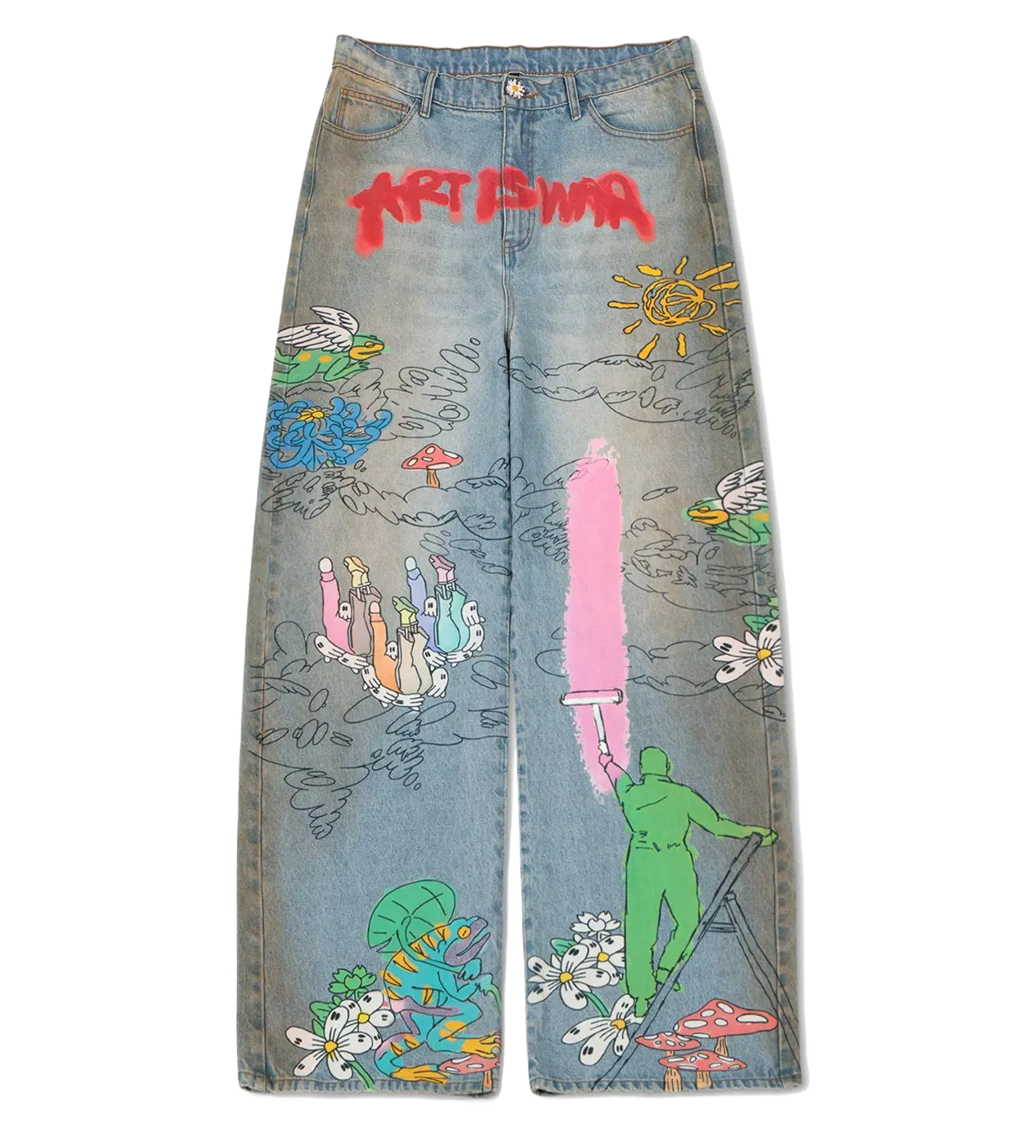 WNTD Apparel WNTD Art Is War Painter Pants