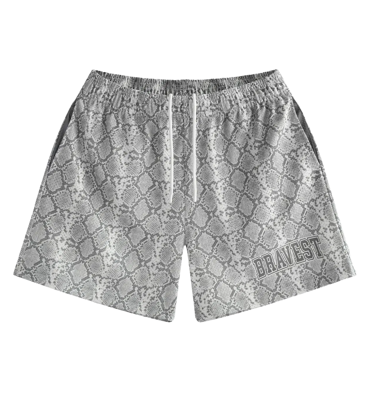 Bravest Studios Snakeskin Shorts Grey