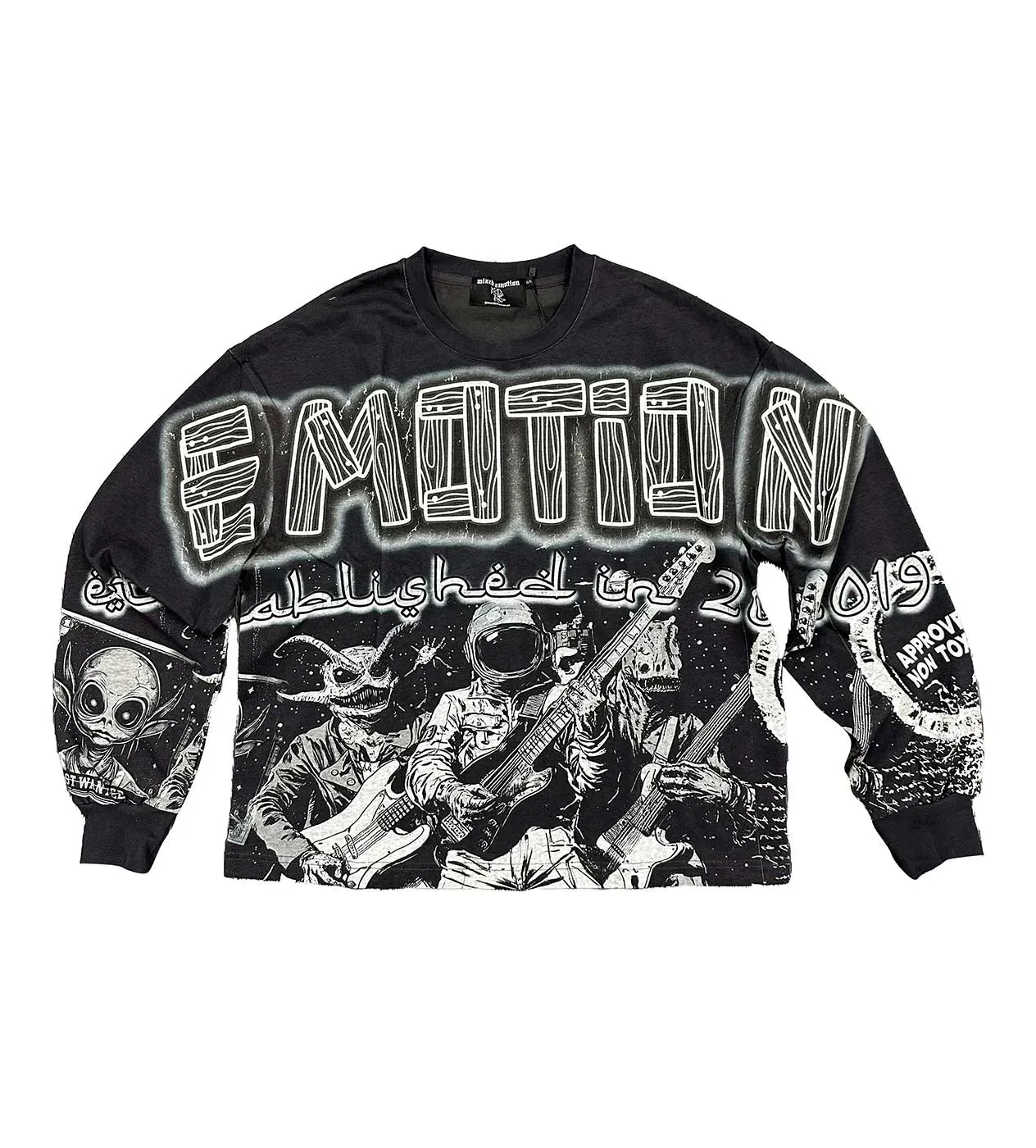 Mixed Emotions Astro L/S Tee Black
