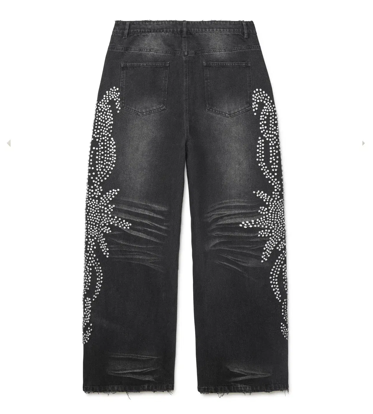 Vale Forever Mono Tsunami Denim Pants Black