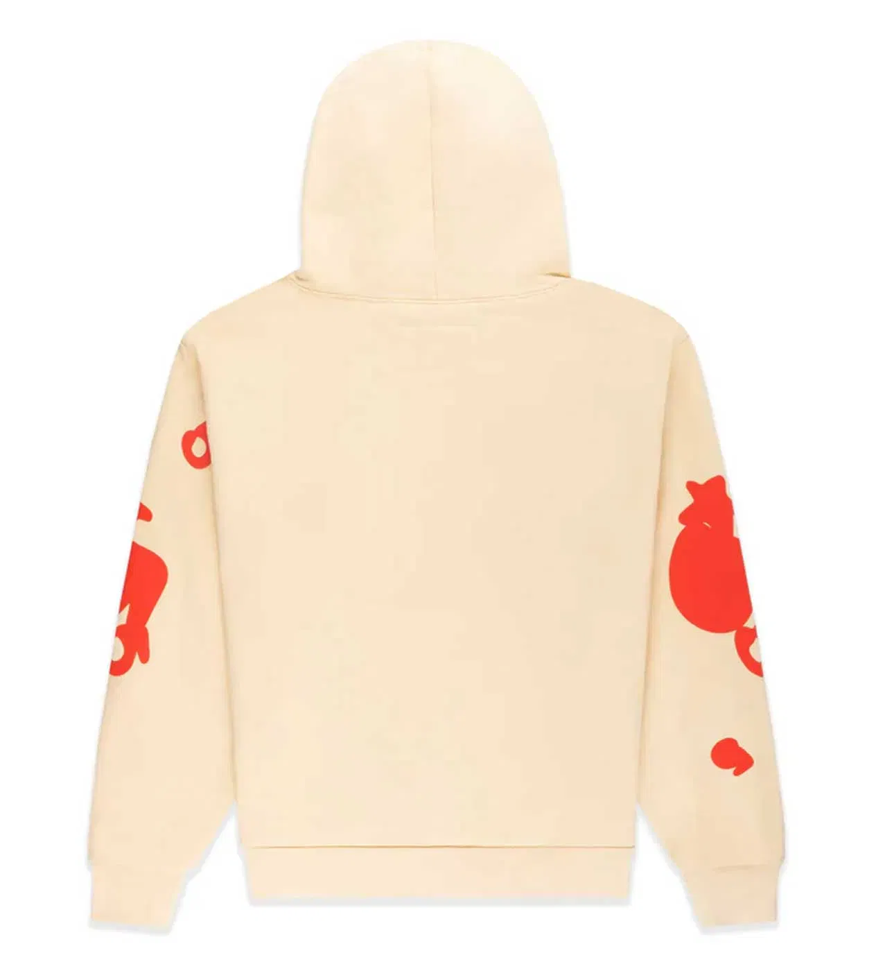 Sp5der Worldwide Sp5der Beluga Hoodie Cream/Red