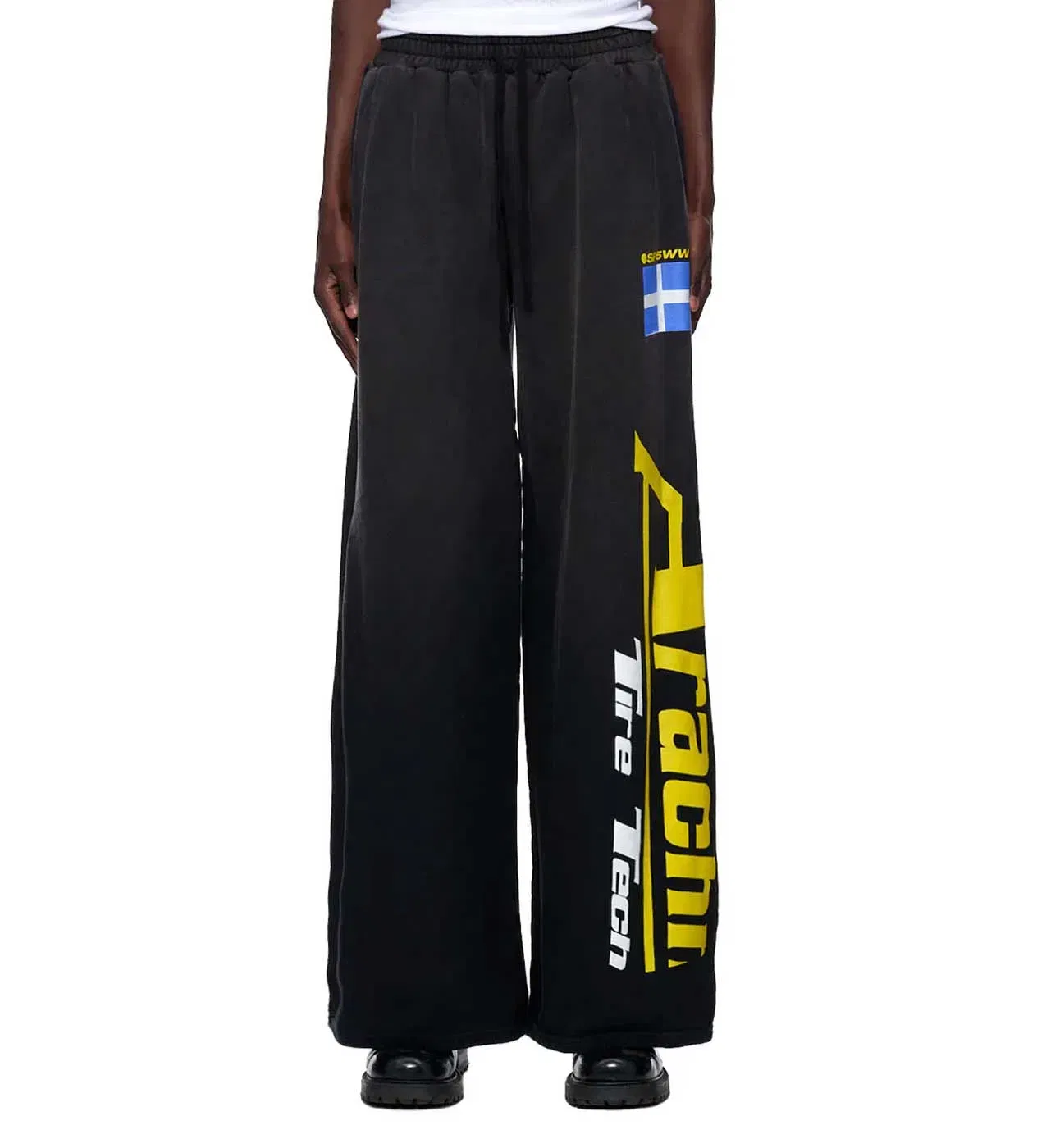 Sp5der Worldwide Sp5der Jumbo Sweatpants Black