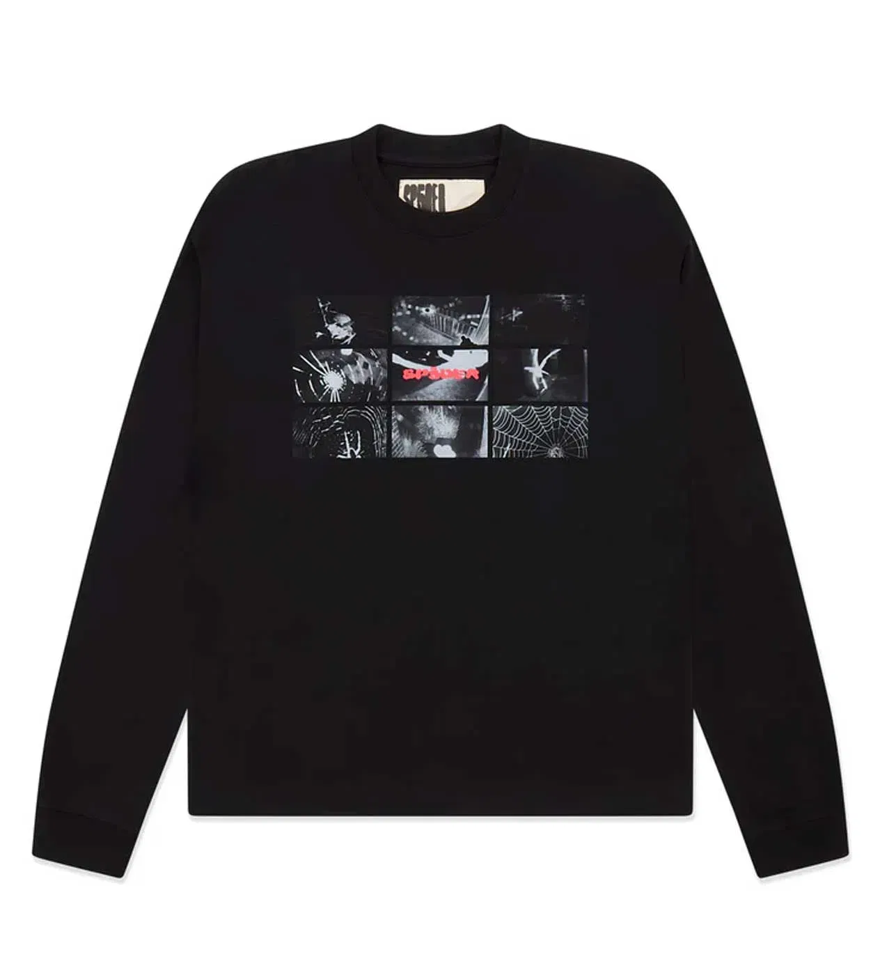 Sp5der Worldwide Sp5der Web Monitor L/S Tee HW Black