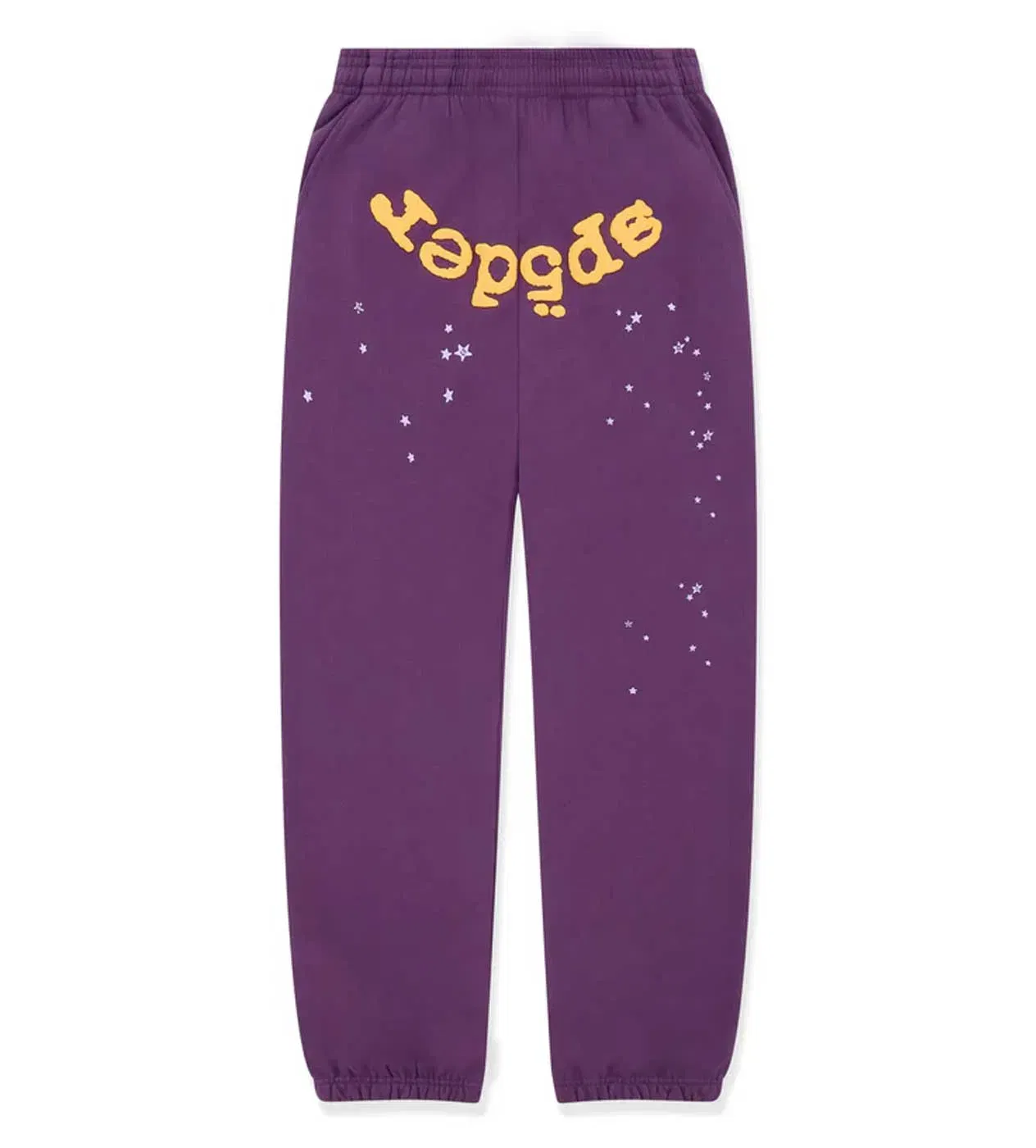 Sp5der Worldwide Sp5der Star OG Web v2 Sweatpants Purple