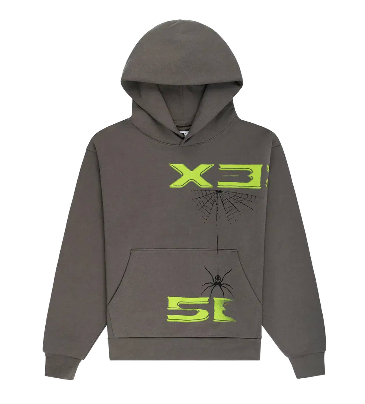 Sp5der Worldwide Sp5der 5ex Hoodie Dark Grey