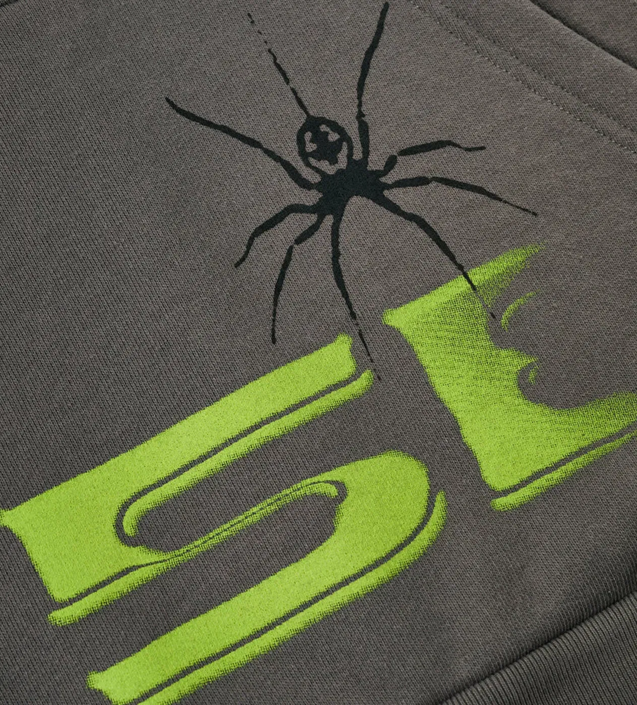 Sp5der Worldwide Sp5der 5ex Hoodie Dark Grey