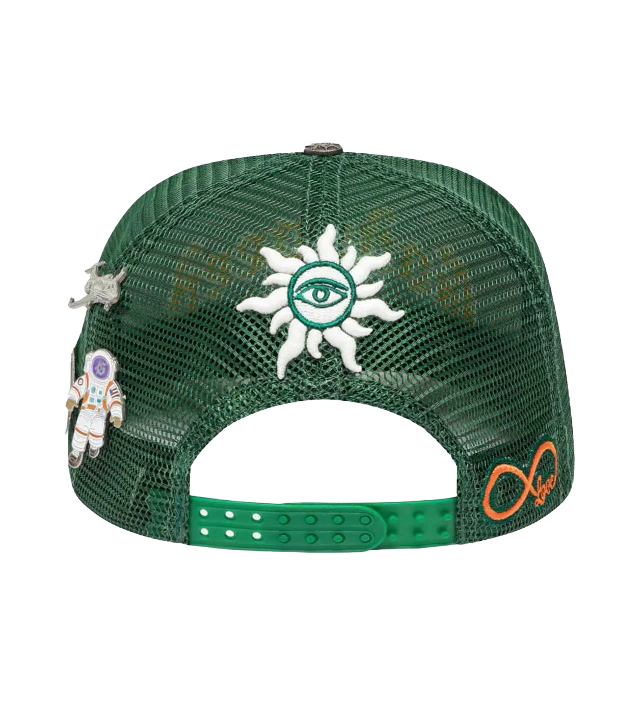 Godspeed Forever Trucker Hat Green/Yellow