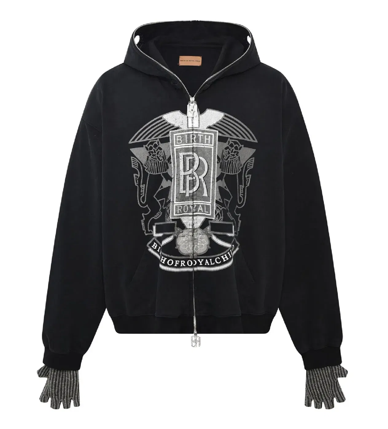 Birth of Royal Child Royce Crown Hoodie Black