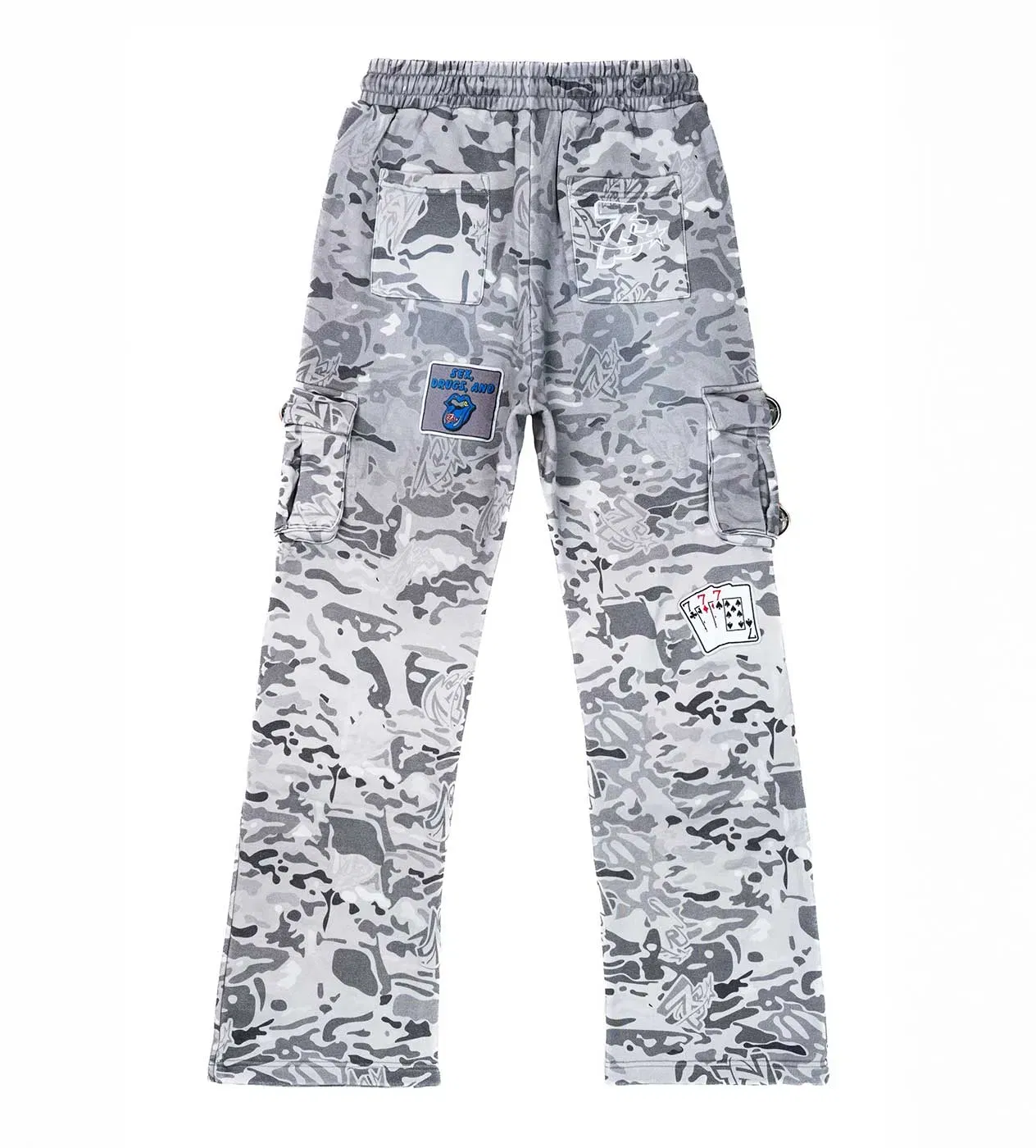 Triple Seven Triple Sevens Camo Sweatpants Grey