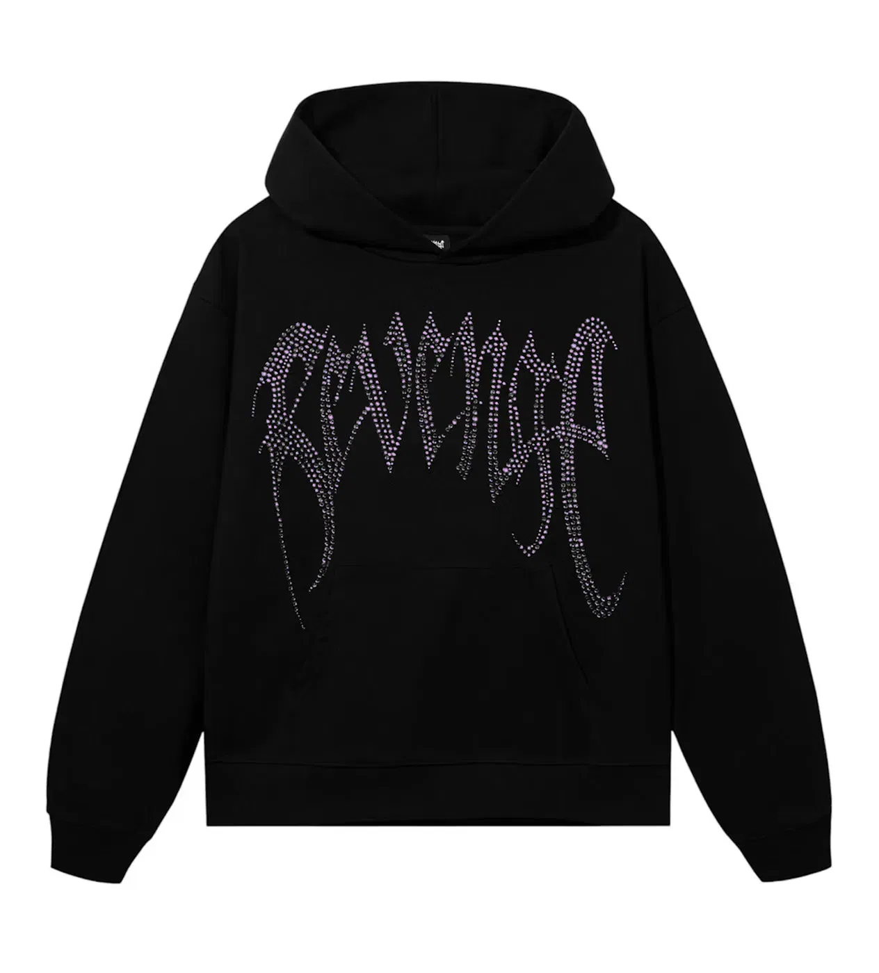 Revenge x Xxx Tentacion Heartbreak Bejeweled Hoodie Black/Purple