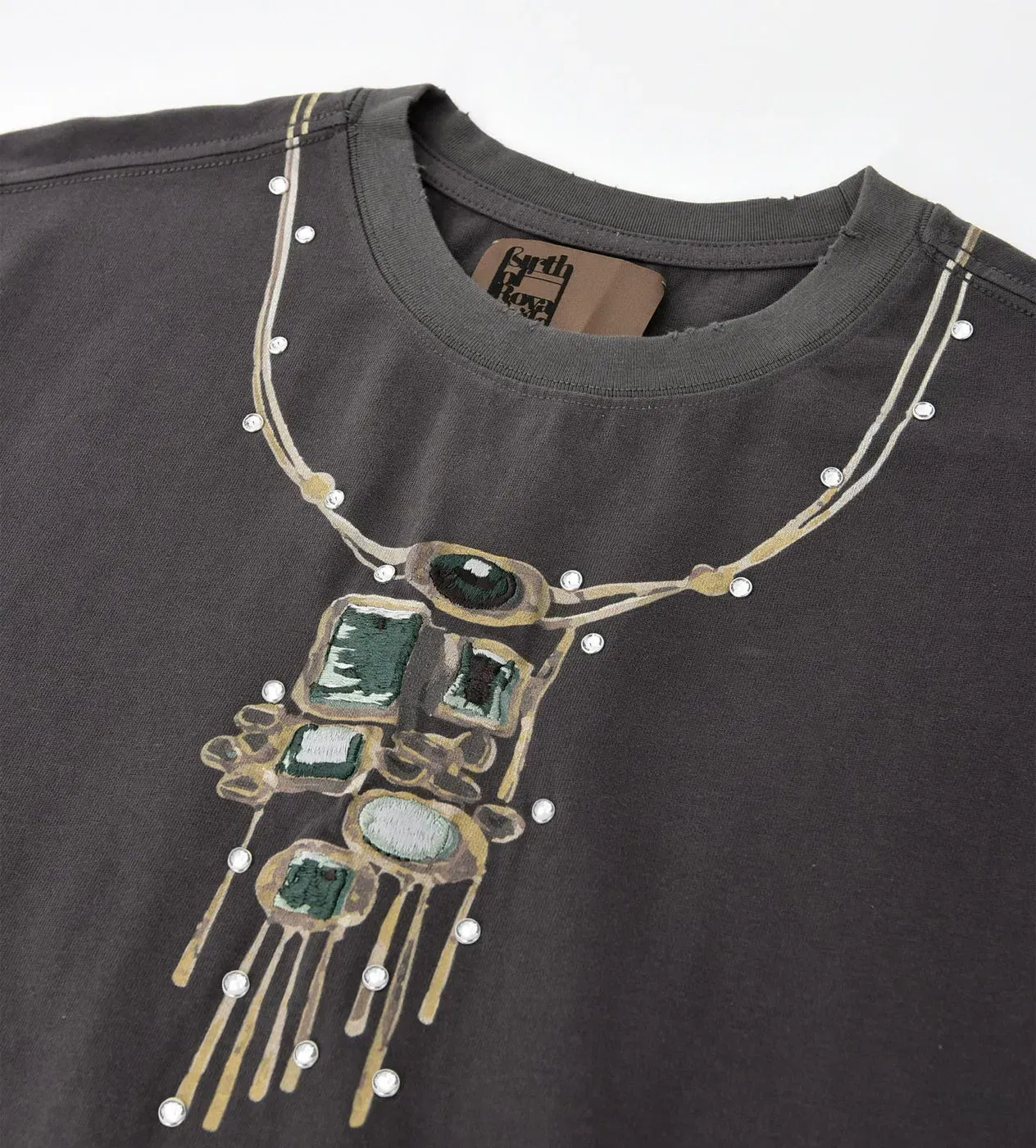 Birth of Royal Child Gemstone Tee Dark Grey