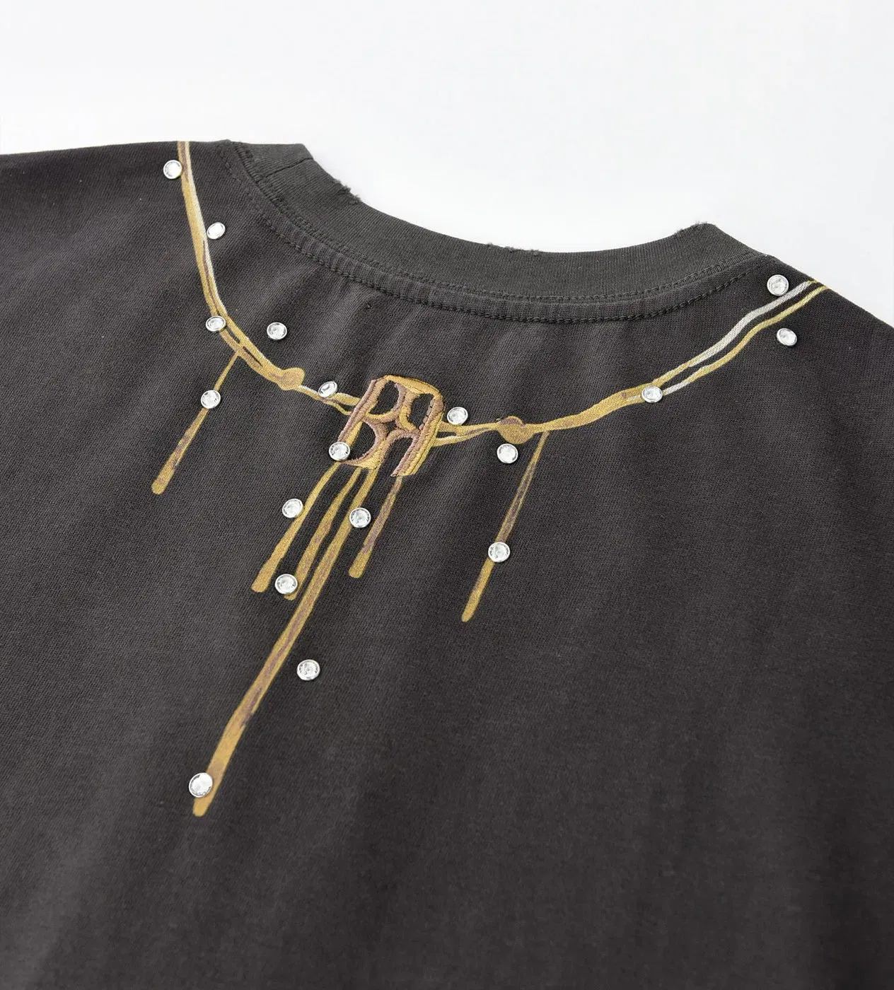 Birth of Royal Child Gemstone Tee Dark Grey