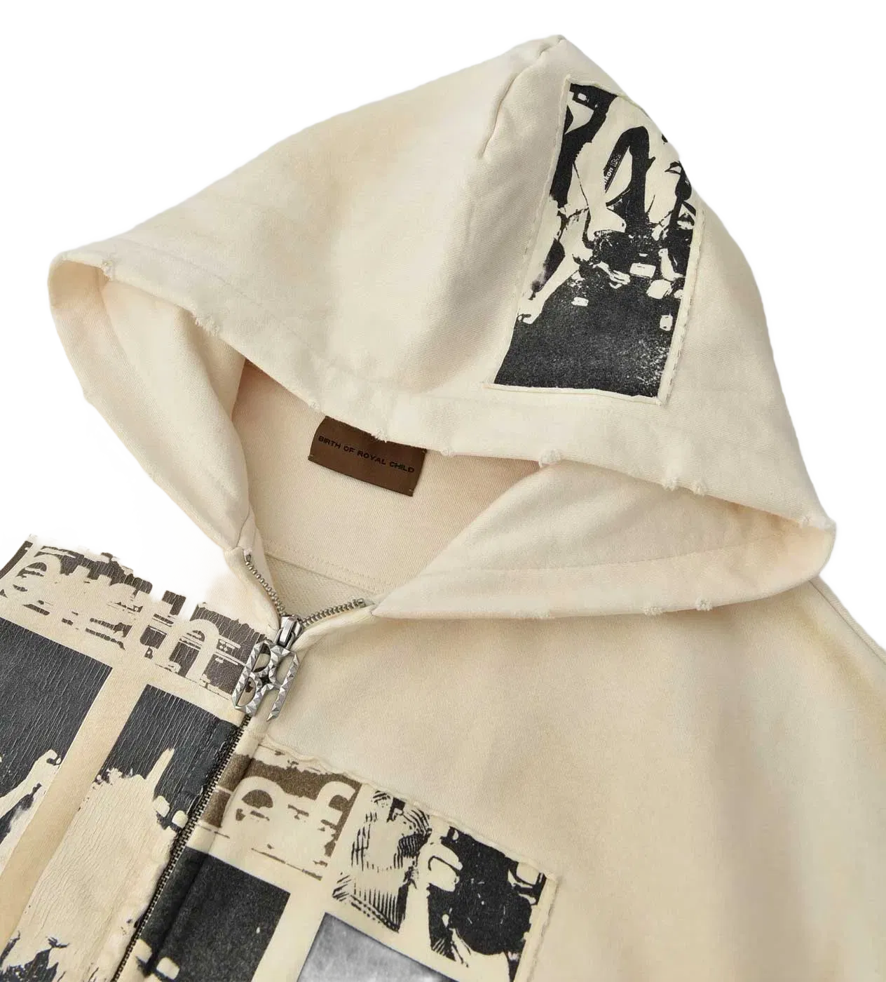 Birth of Royal Child Flash Light Hoodie White