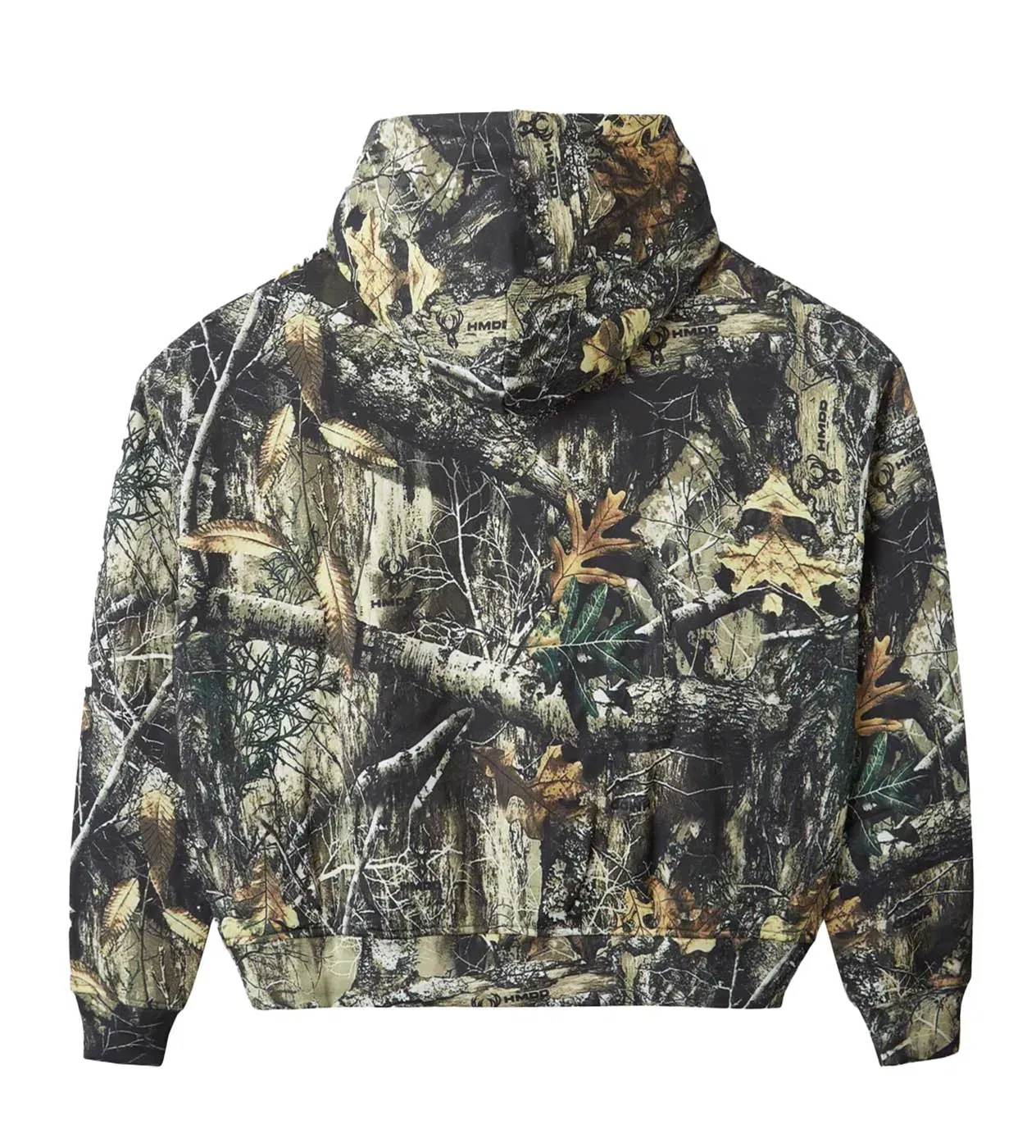 HMDD Lisbon Double Hooded Hoodie Camo