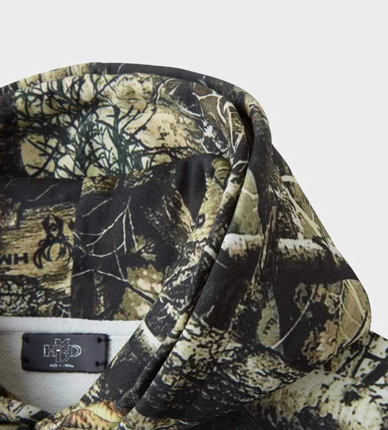 HMDD Lisbon Double Hooded Hoodie Camo