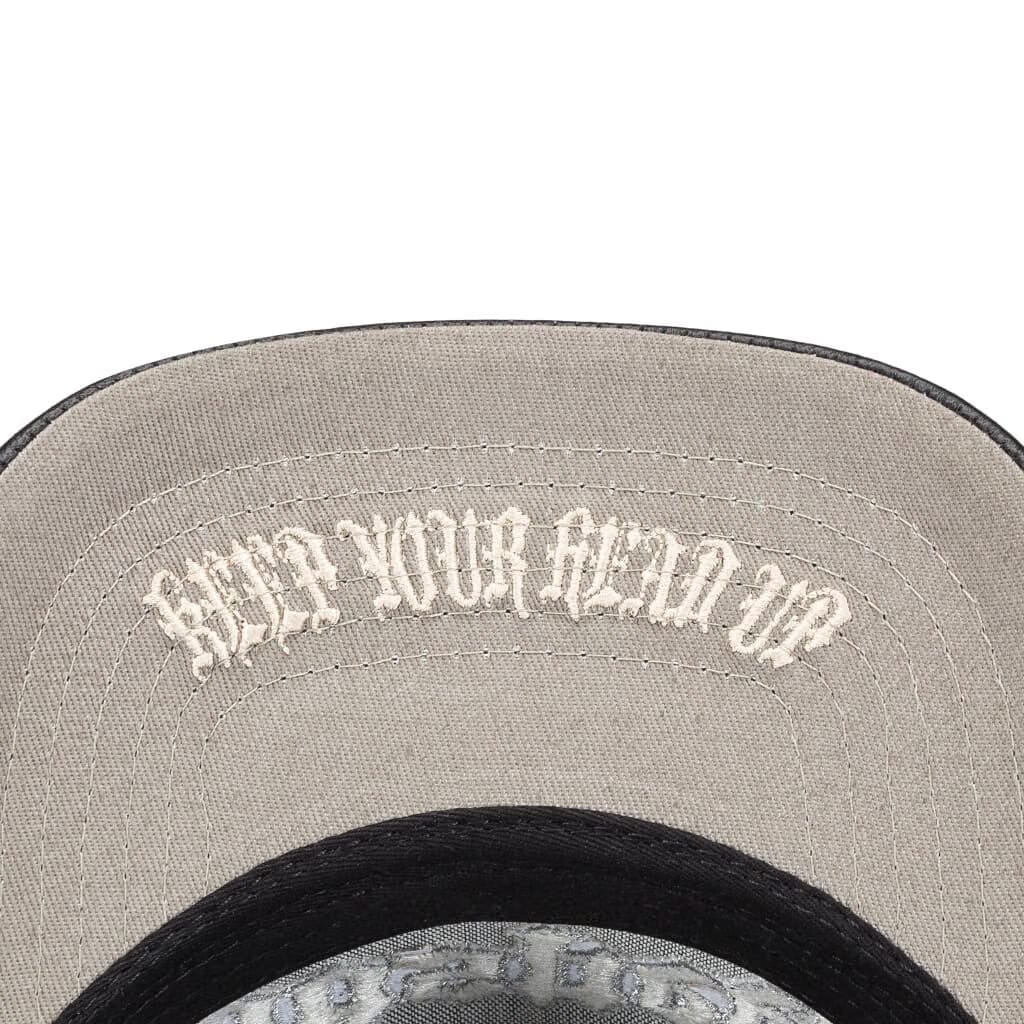 Godspeed Forever Black Leather Trucker Hat