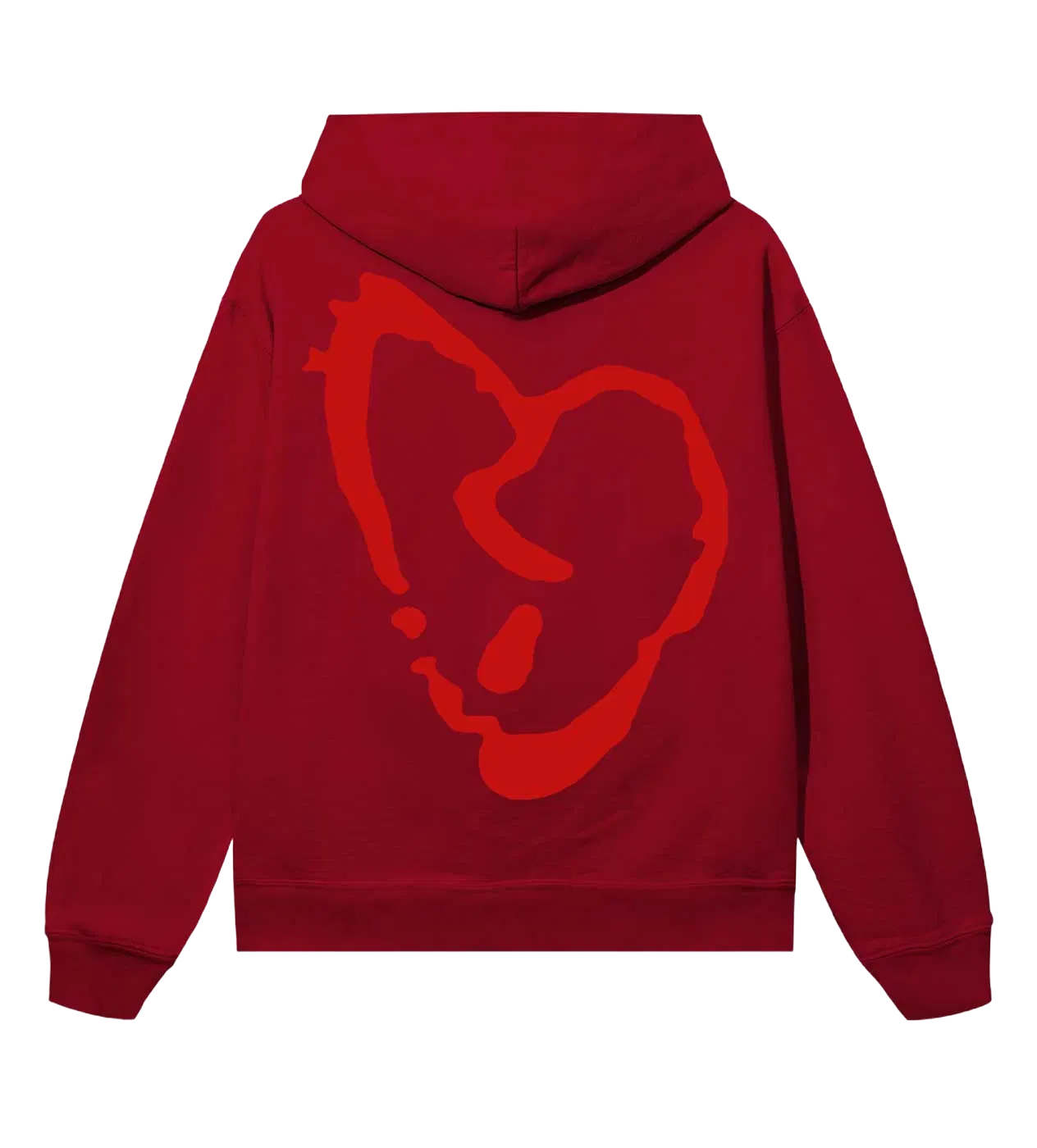 Revenge Xxxtentacion Lightning Hearbreak Hoodie Red/Red