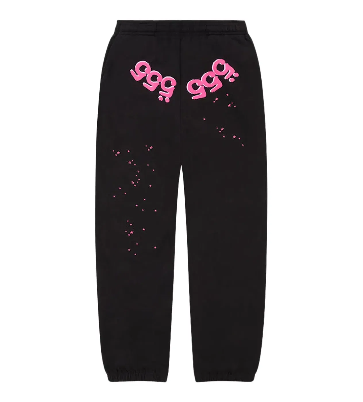 Sp5der Worldwide Sp5der Angel Number Sweatpants Black