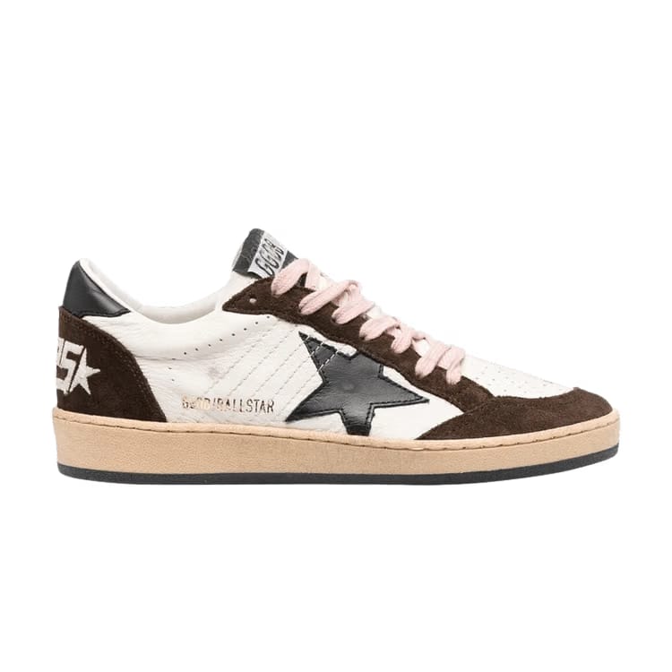 Golden Goose Wmns Ball Star 'Brown White'