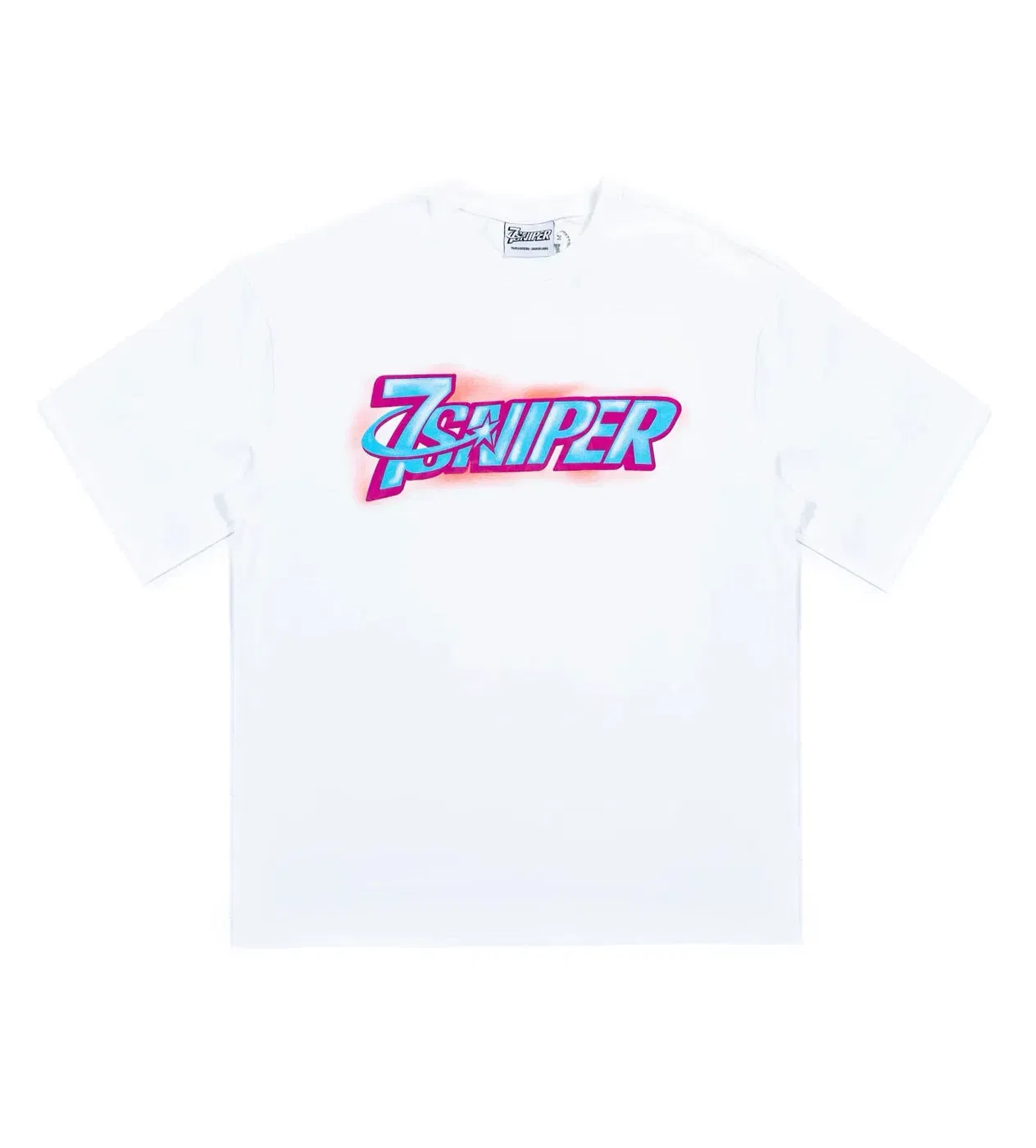Triple Seven Triple Sevens x Sniper Gang 7Sniper Airbrush Logo Tee White
