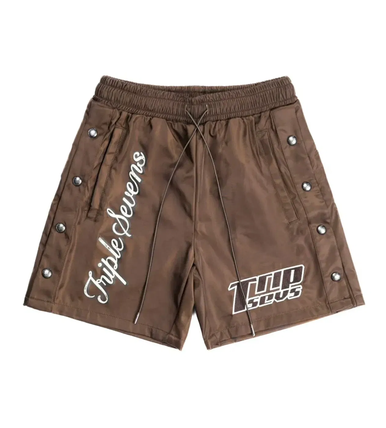 Triple Seven Triple Sevens Nylon Shorts Brown