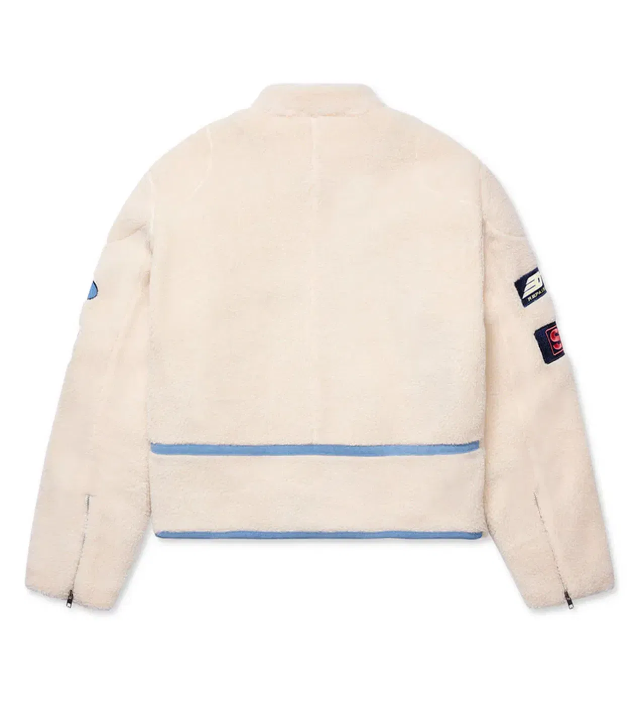 Sp5der Worldwide Sp5der Sherpa Hunter Moto Jacket White