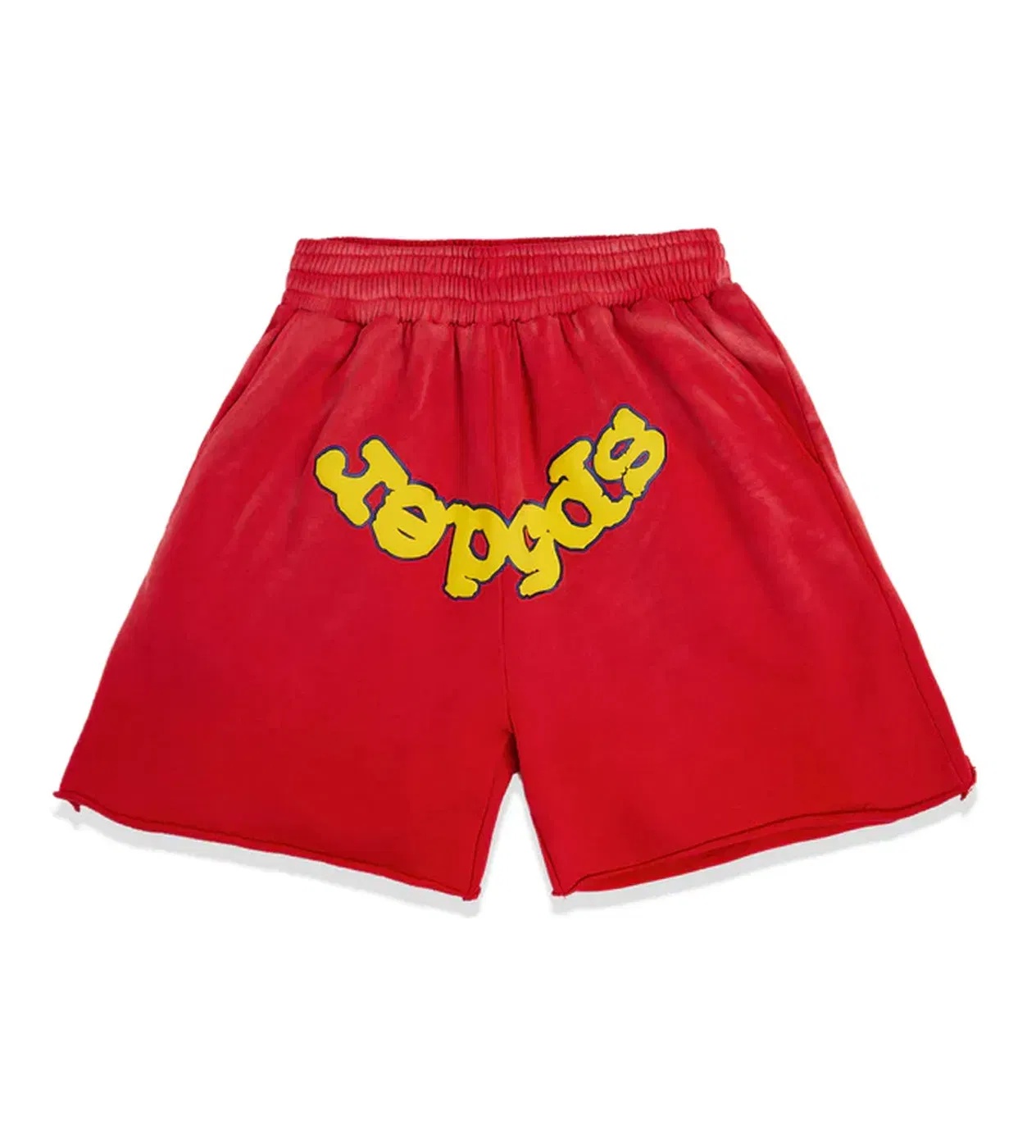 Sp5der Worldwide Sp5der OG Logo Sweat Shorts Red