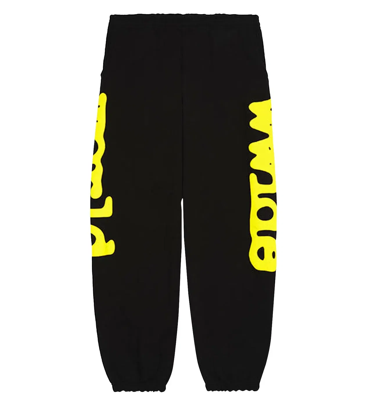 Sp5der Worldwide Sp5der Beluga Sweatpants Black/Yellow