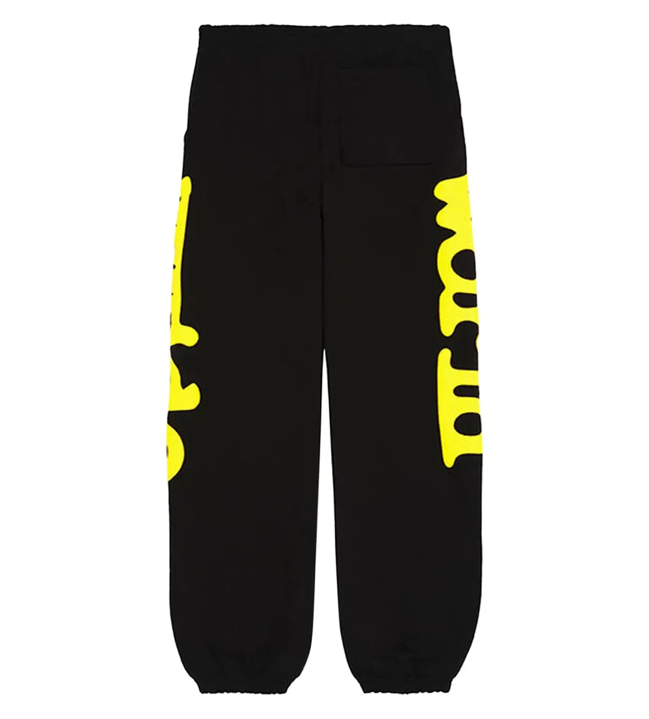 Sp5der Worldwide Sp5der Beluga Sweatpants Black/Yellow