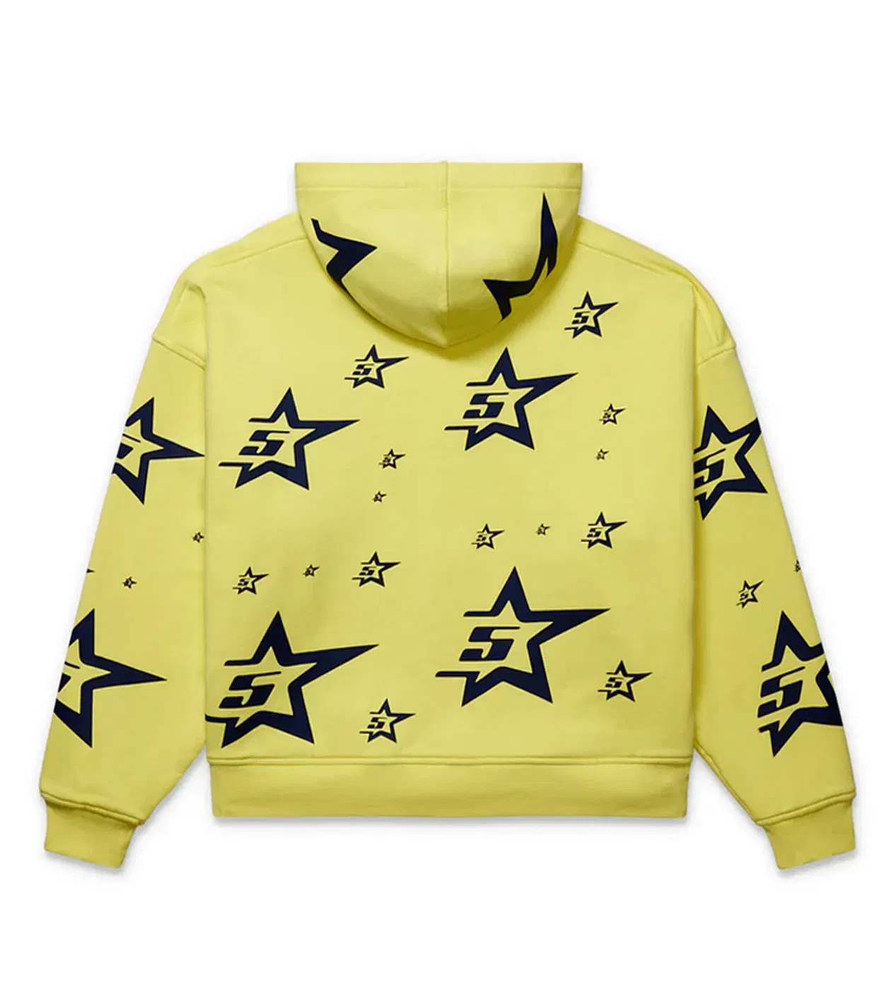 Sp5der Worldwide Sp5der 5star Double Layer Zip-Up Hoodie Yellow