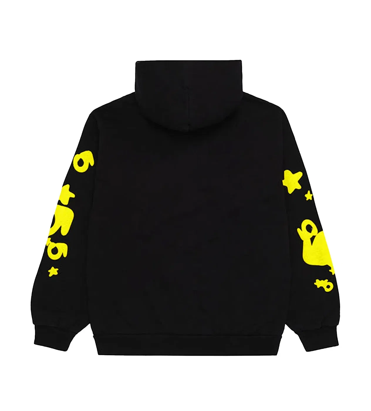 Sp5der Worldwide Sp5der Beluga Black/Yellow Hoodie