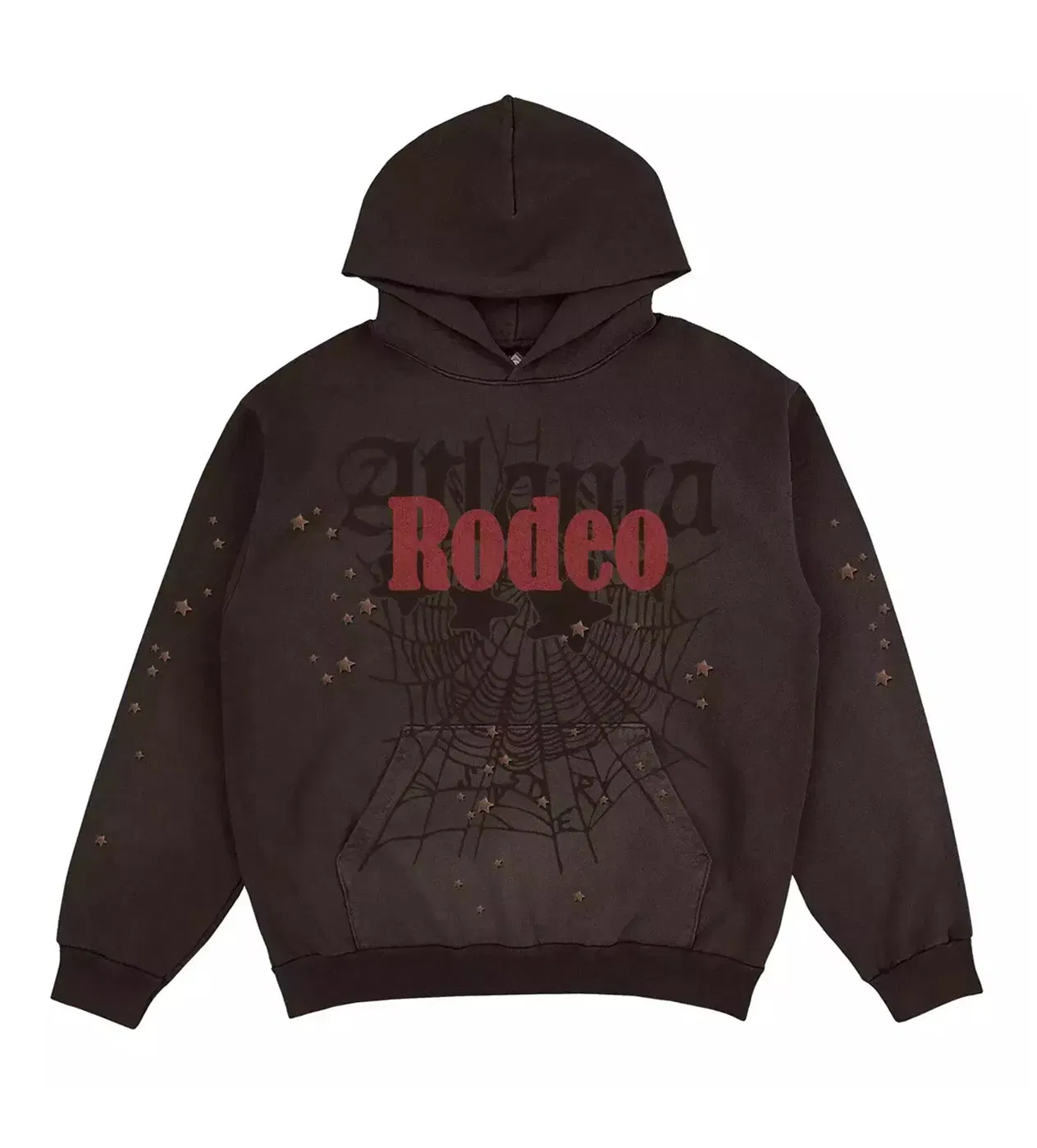 Sp5der Worldwide Sp5der x Cactus Jack Days Before Rodeo Hoodie Brown