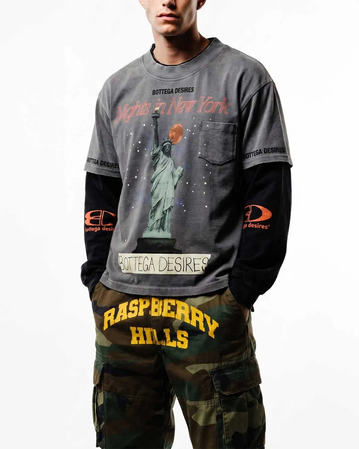 GV Gallery Camo Cargo Pants Green