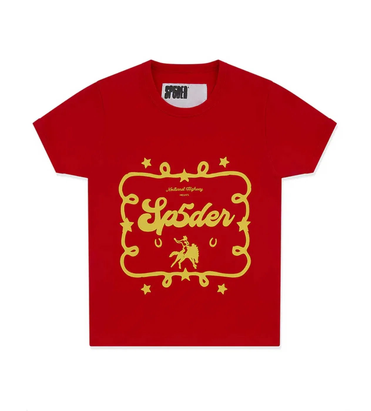 Sp5der Worldwide Sp5der Rodeo Poster LW Tee Red