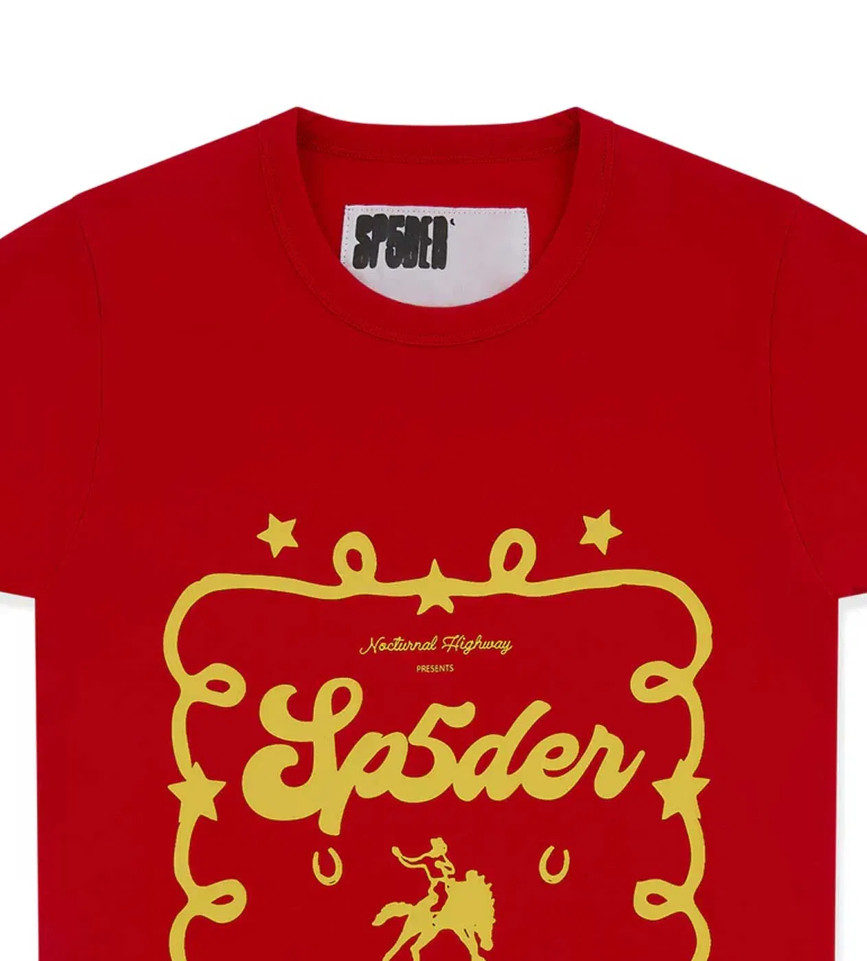 Sp5der Worldwide Sp5der Rodeo Poster LW Tee Red