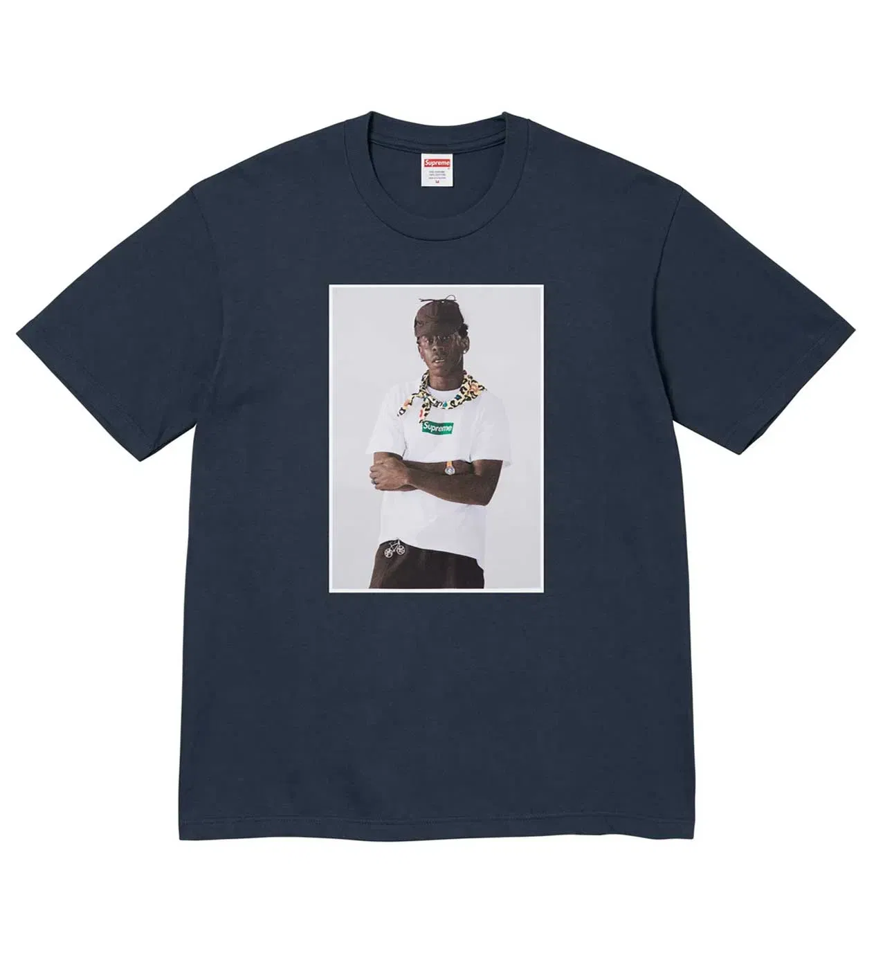 Supreme x Tyler The Creator Photo Tee Navy
