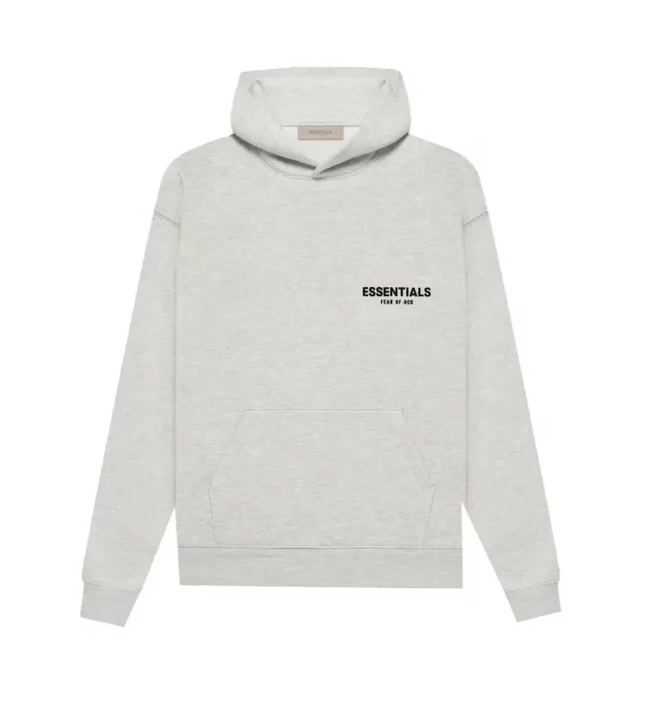 Fear of God Essentials Essentials Light Oatmeal Velvet Hoodie