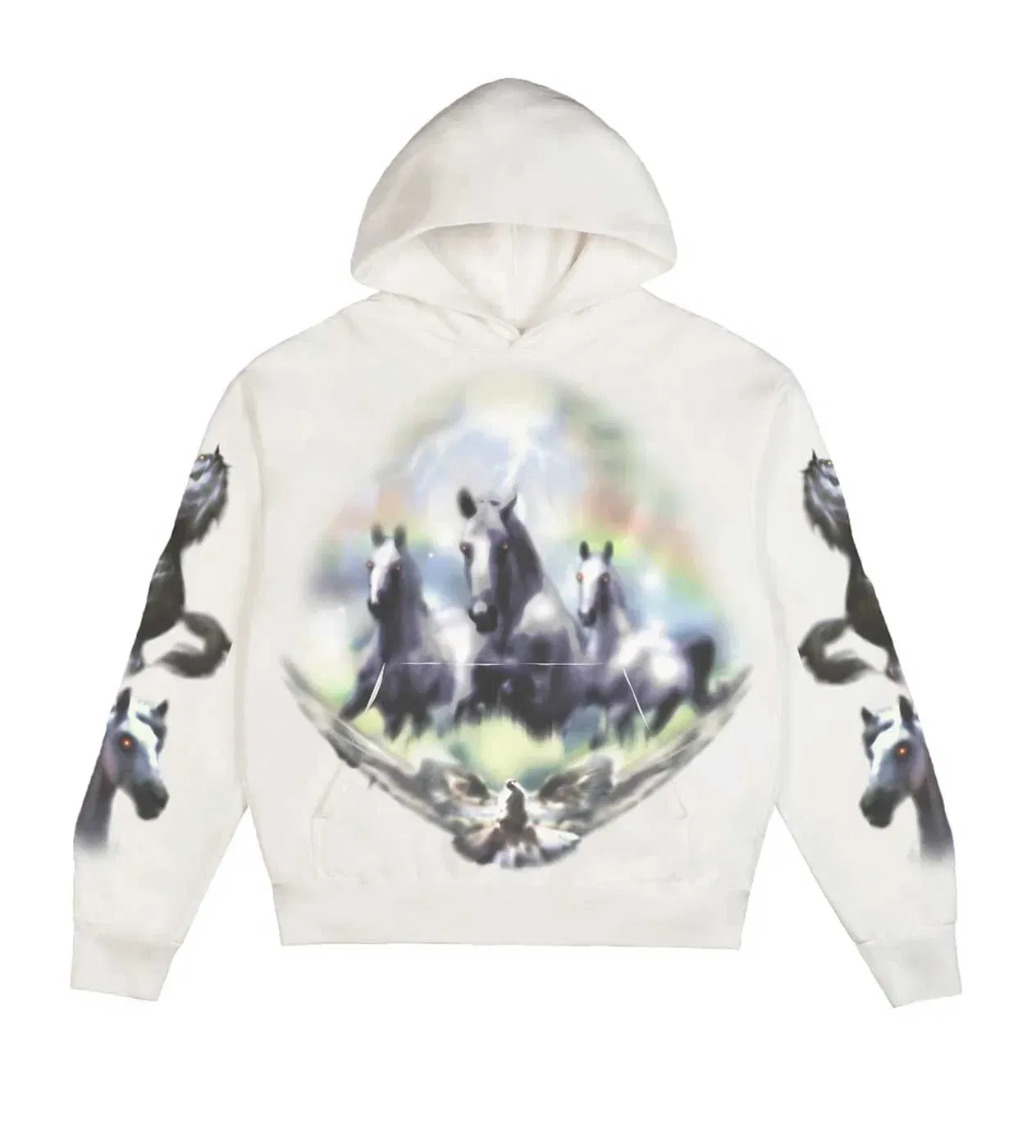 BASKETCASE GALLERY Basketcase Stampede Hoodie White
