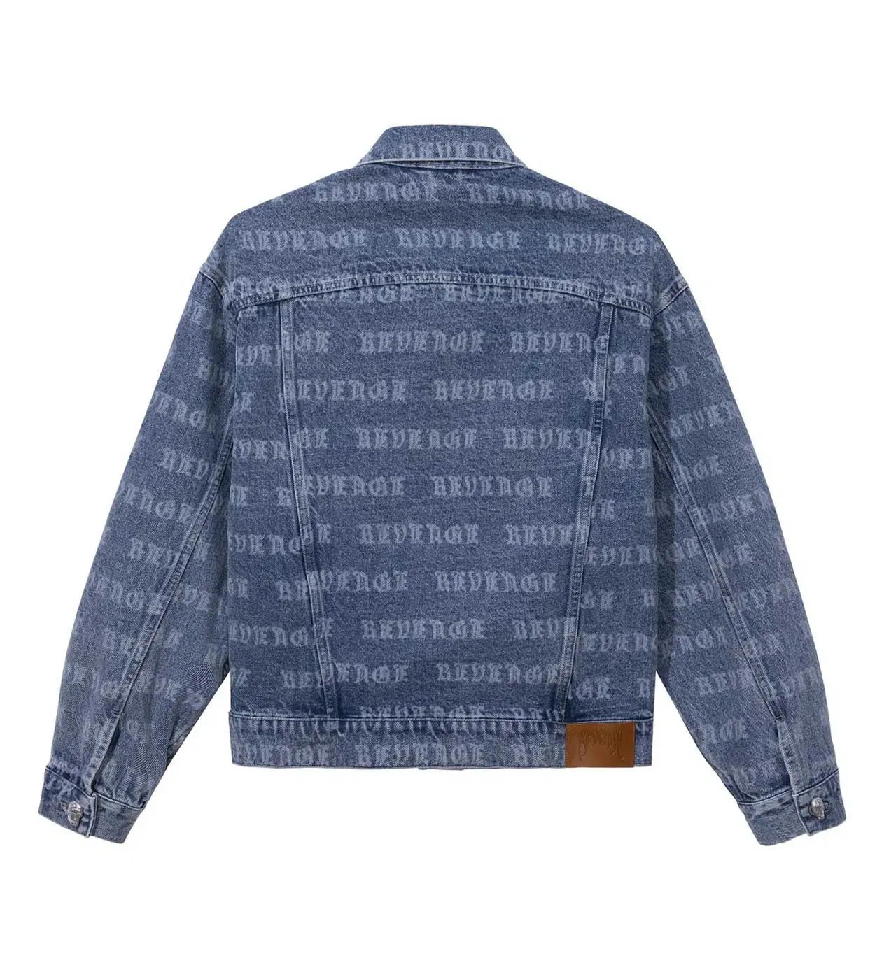 Revenge All Over Denim Jacket Indigo