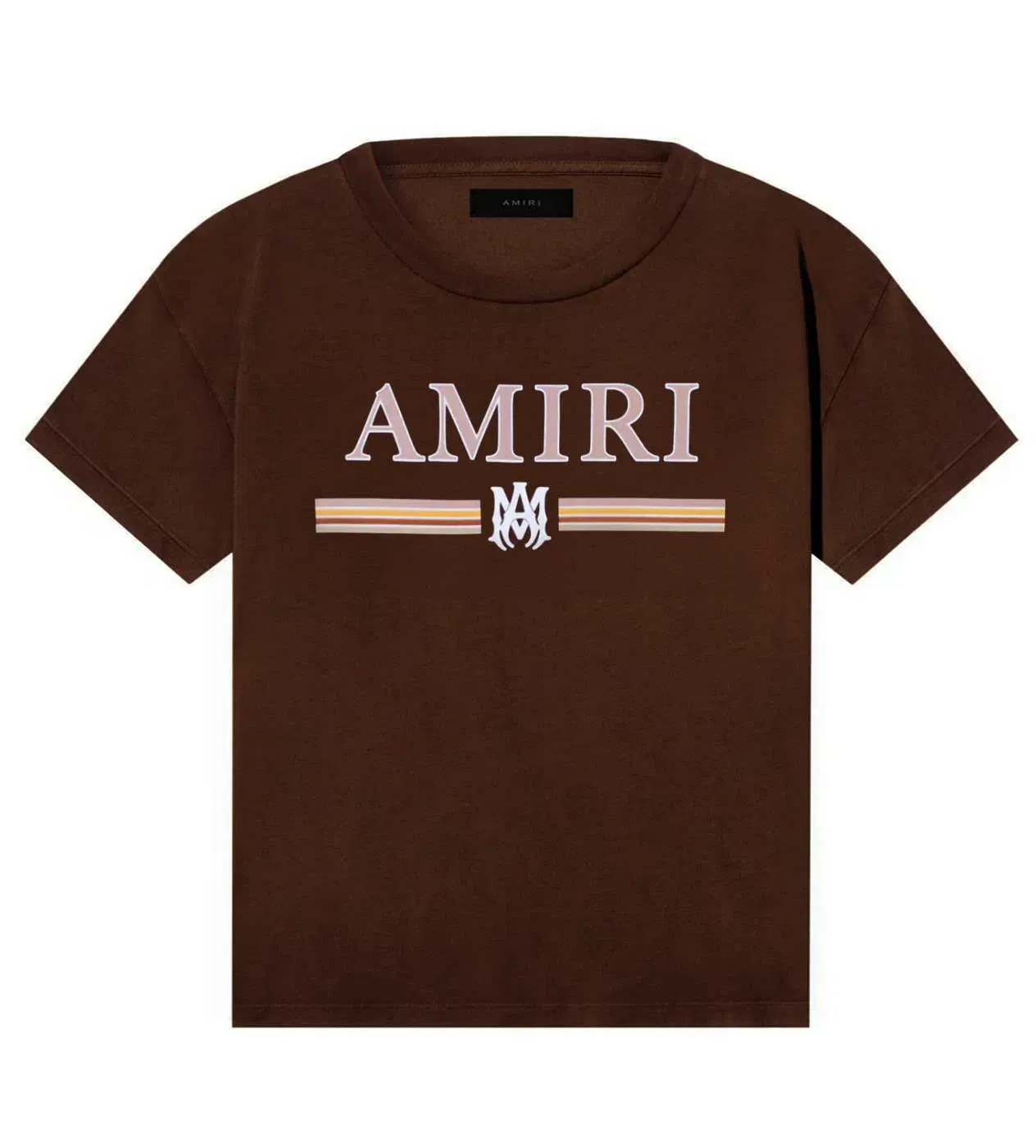 Amiri MA Bar Tee Brown