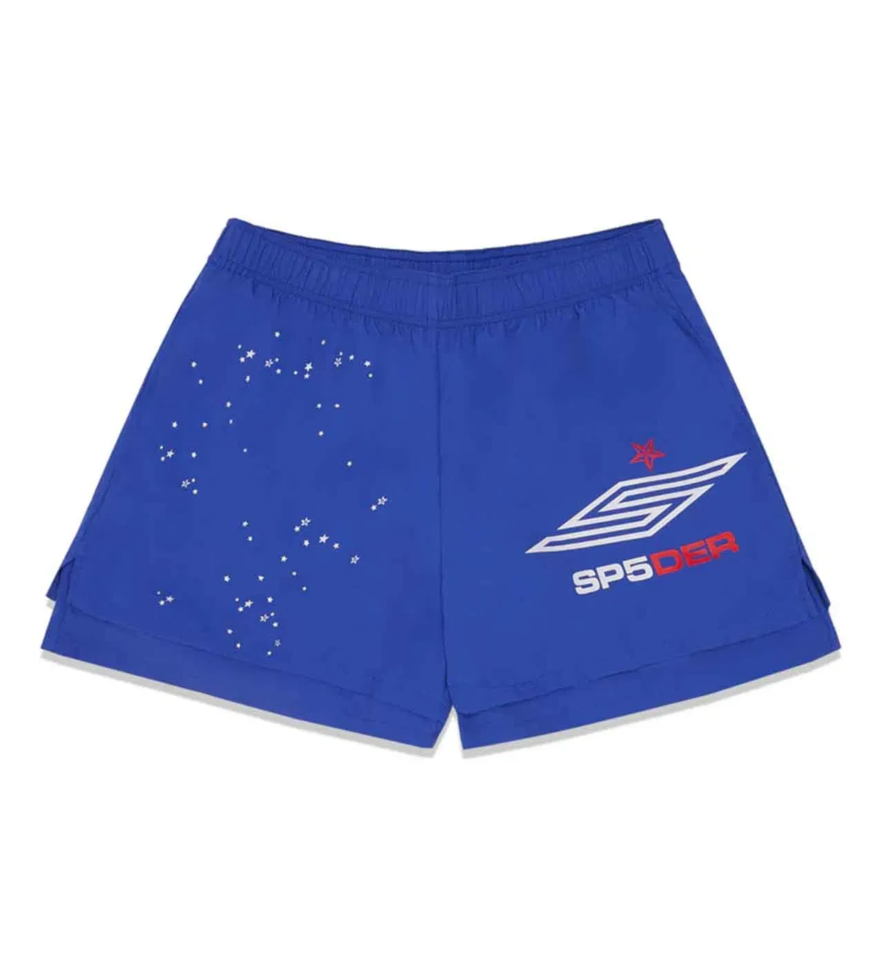 Sp5der Worldwide Sp5der Pro Double Layer Shorts Blue