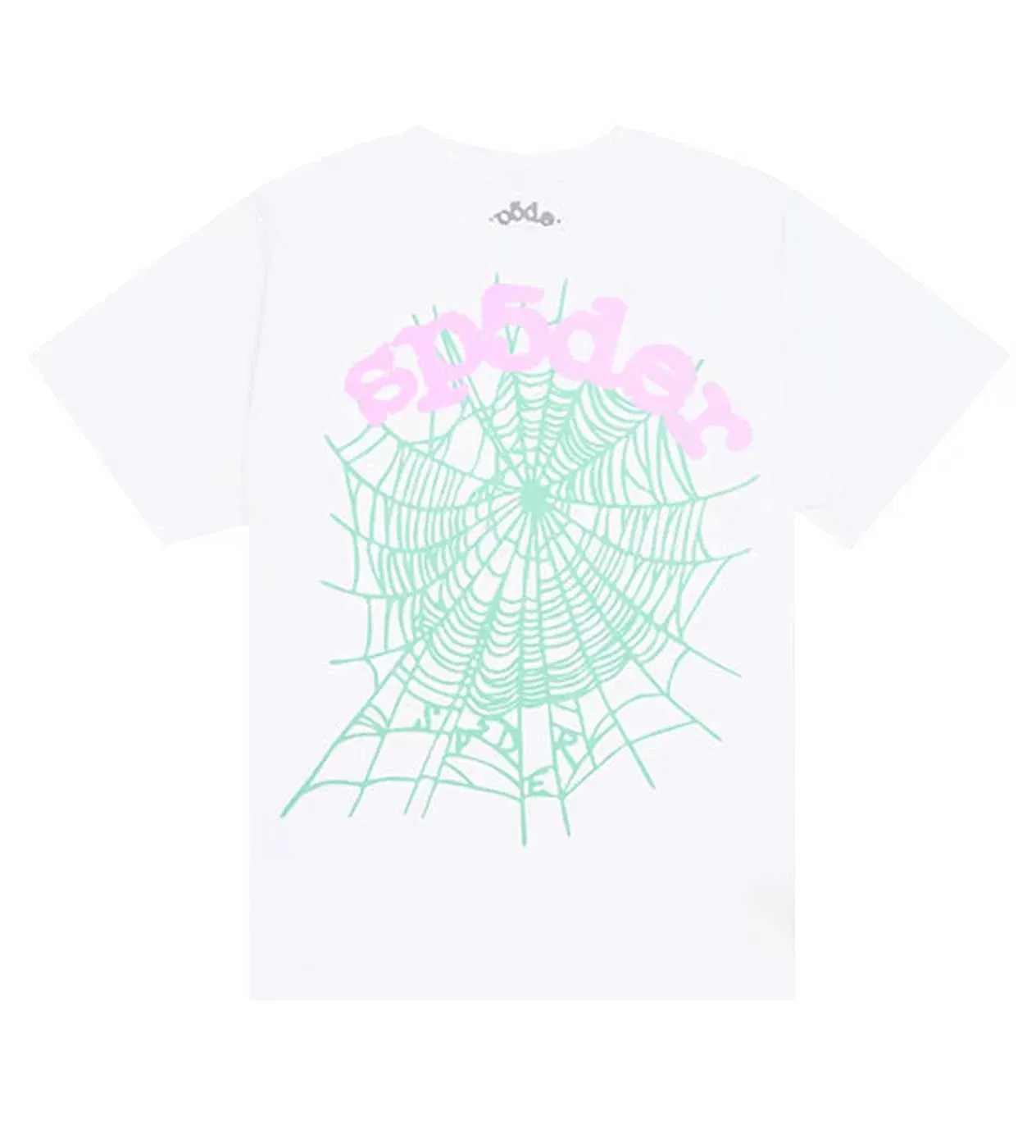 Sp5der Worldwide Sp5der Women's OG Web Baby Tee White