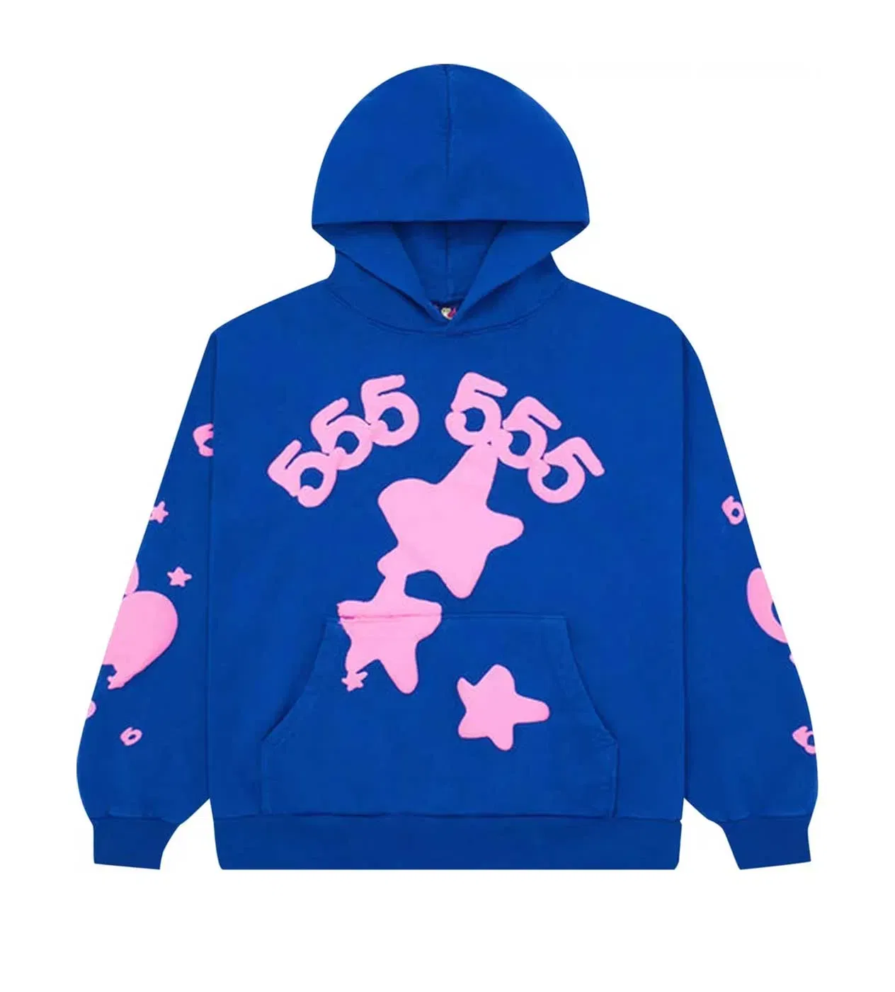 Sp5der Worldwide Sp5der Beluga Hoodie Blue/Pink