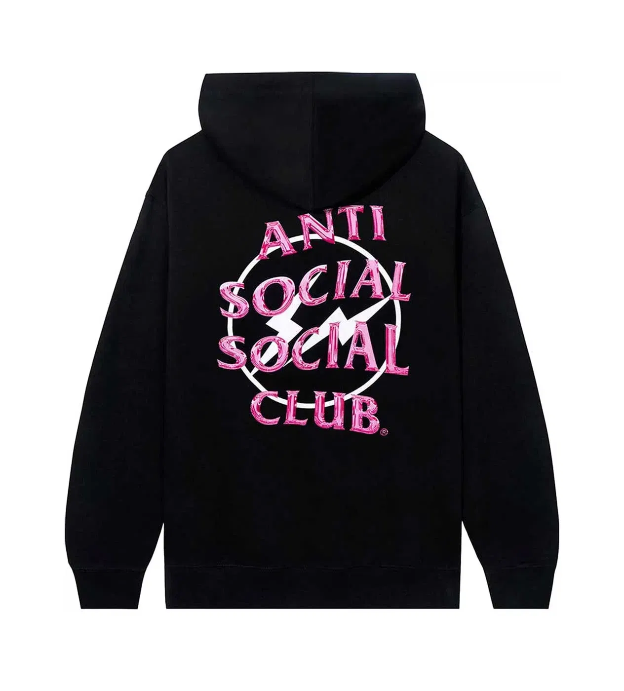 ANTI SOCIAL SOCIAL CLUB ASSC Pink Fragment Precious Petals Hoodie Black
