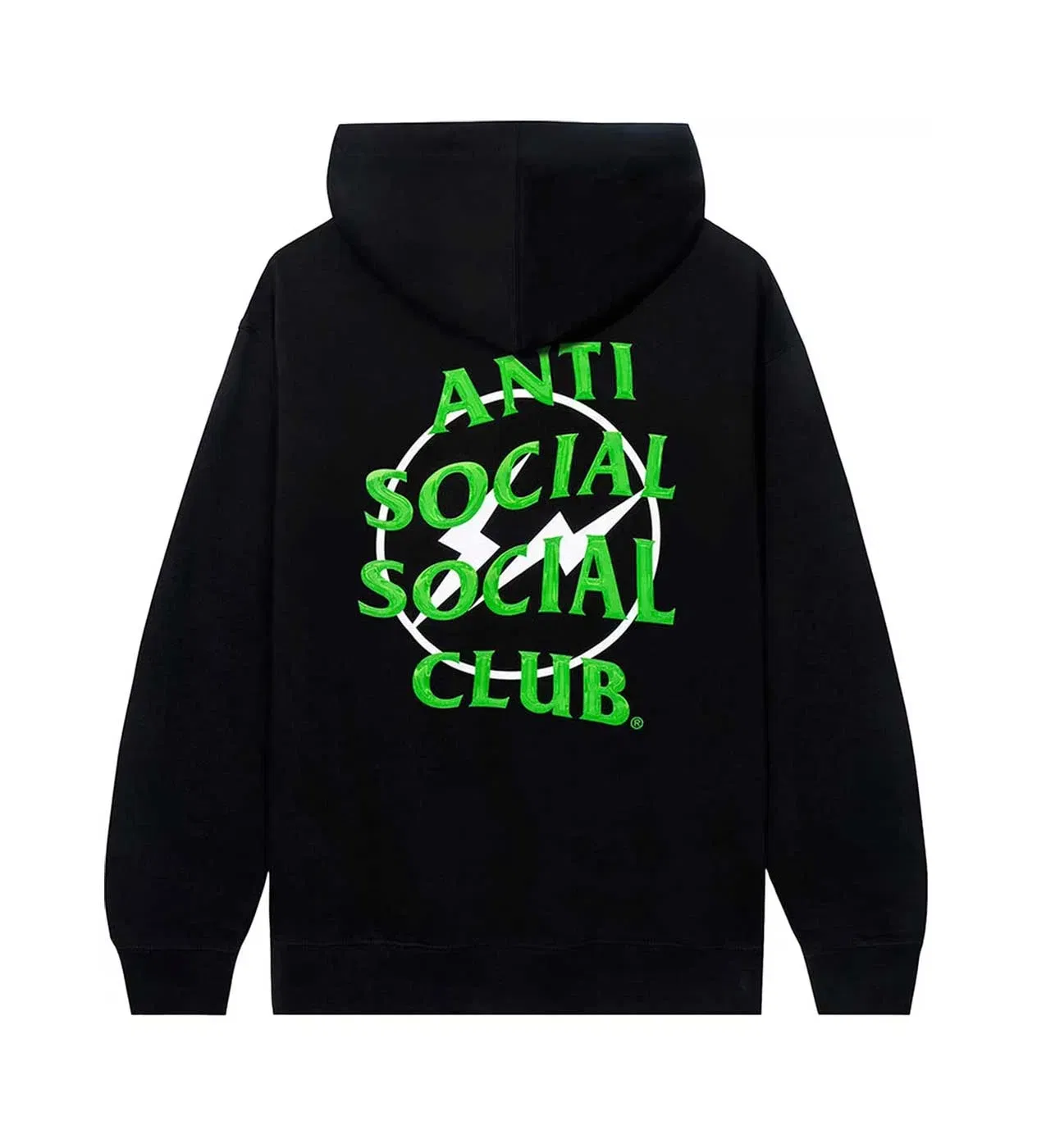 ANTI SOCIAL SOCIAL CLUB ASSC Green Fragment Precious Petals Hoodie Black