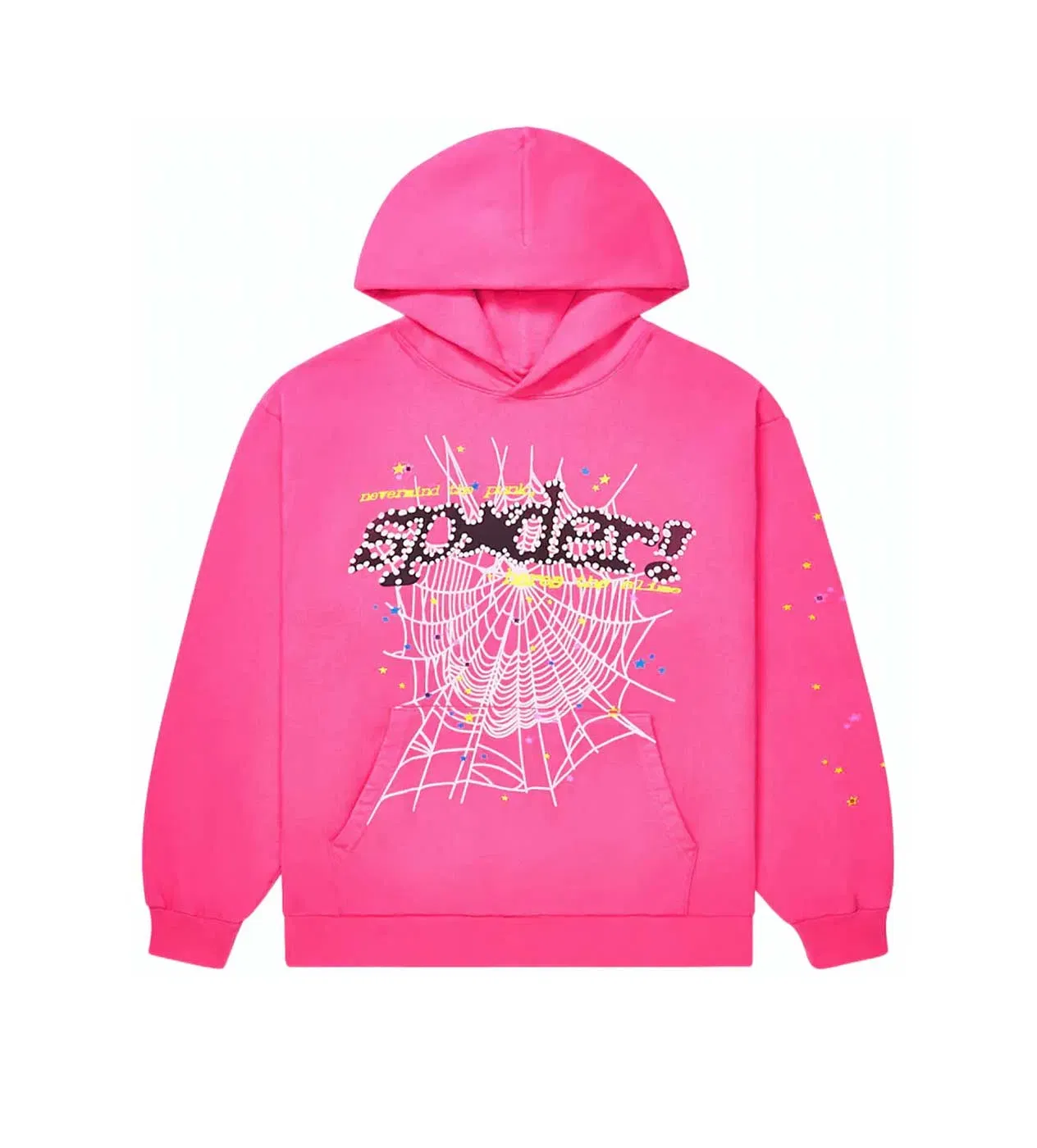 Sp5der Worldwide Sp5der P*nk Hoodie V2 Pink