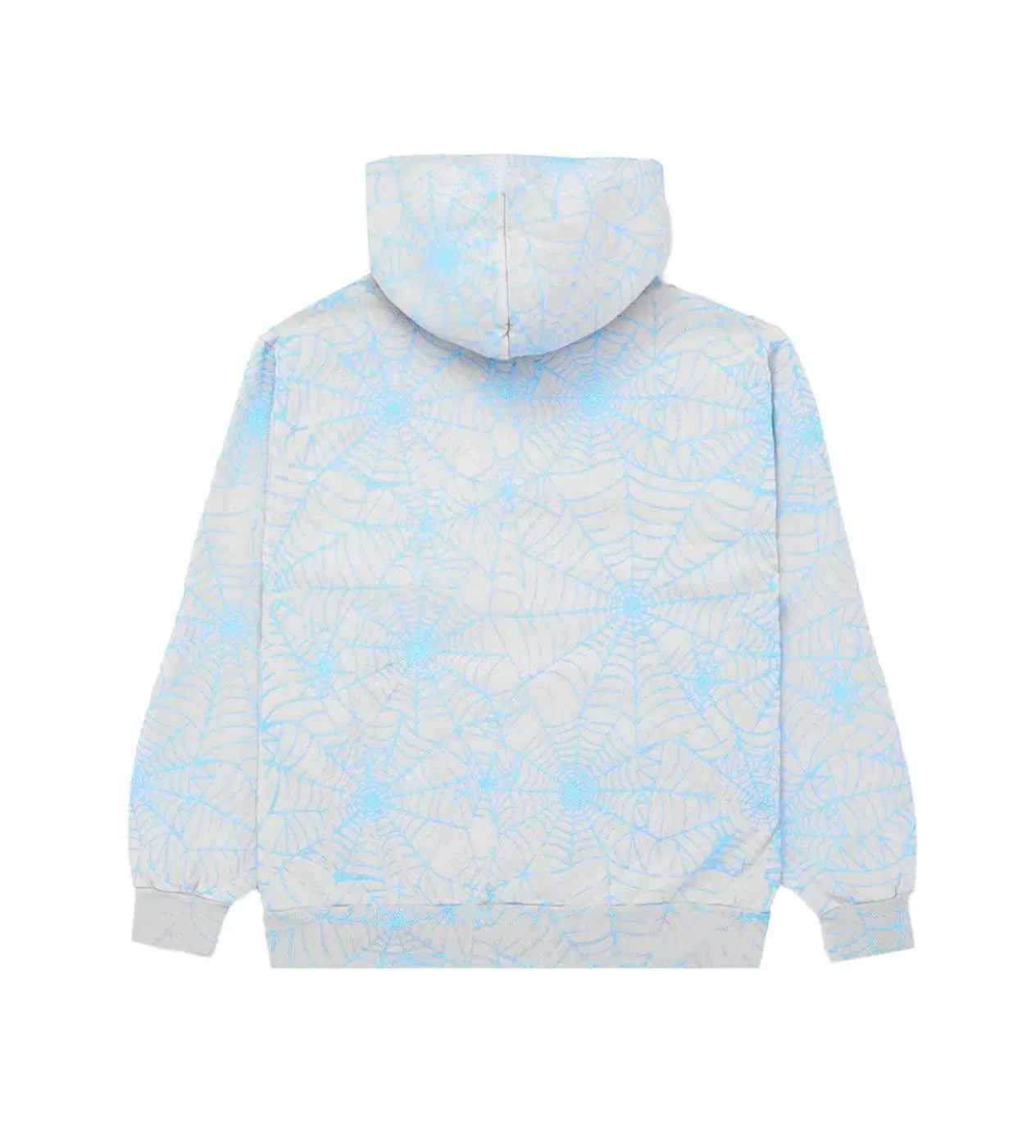 Sp5der Worldwide Sp5der AOP Web Heather Grey Hoodie