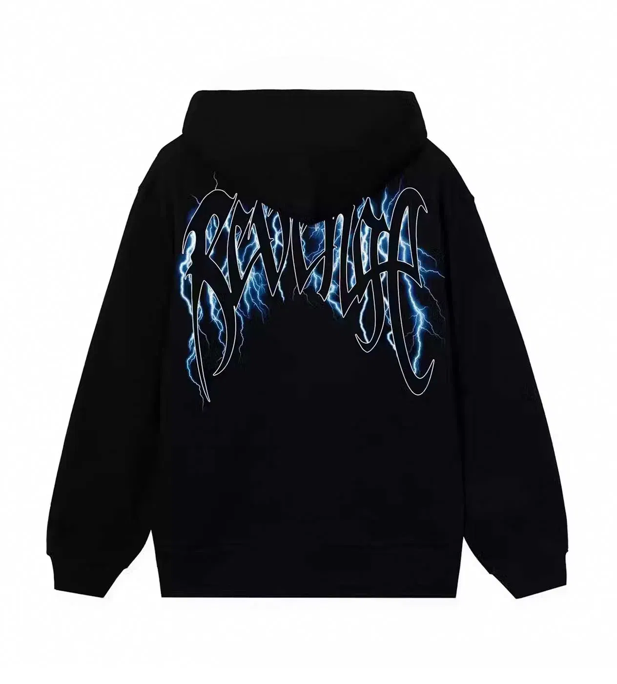 Revenge Blue Lighting Arch Logo Hoodie