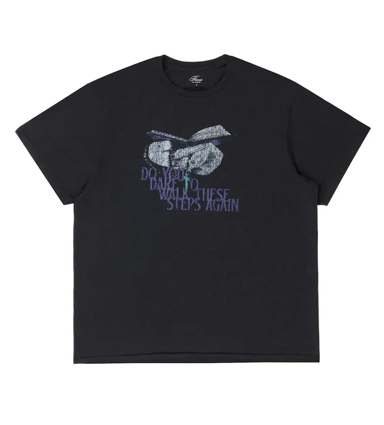 Pieces Nothing But Shadows Tee Vintage Black