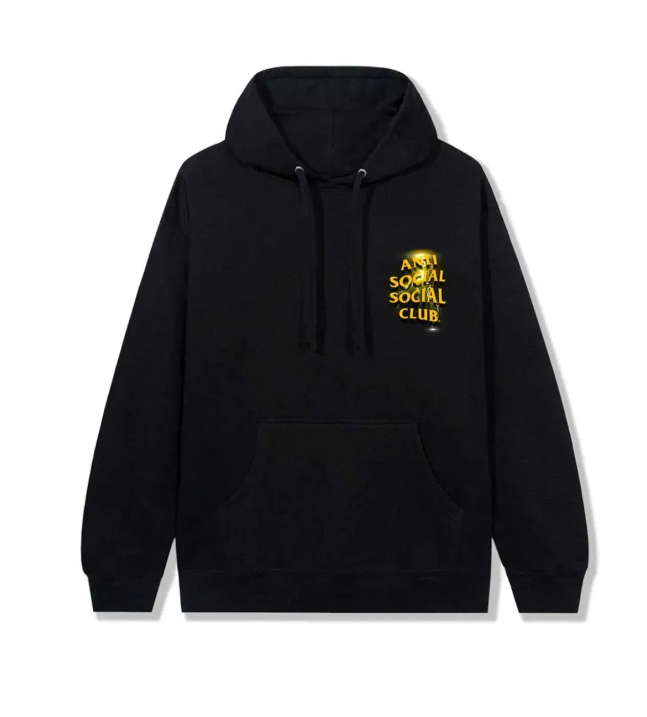 ANTI SOCIAL SOCIAL CLUB ASSC Lightning Twisted Hoodie Black/Yellow